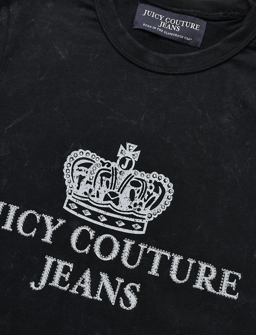 Juicy Couture - JC JEANS HILTON SS T-SHIRT - t-shirts - black - 5