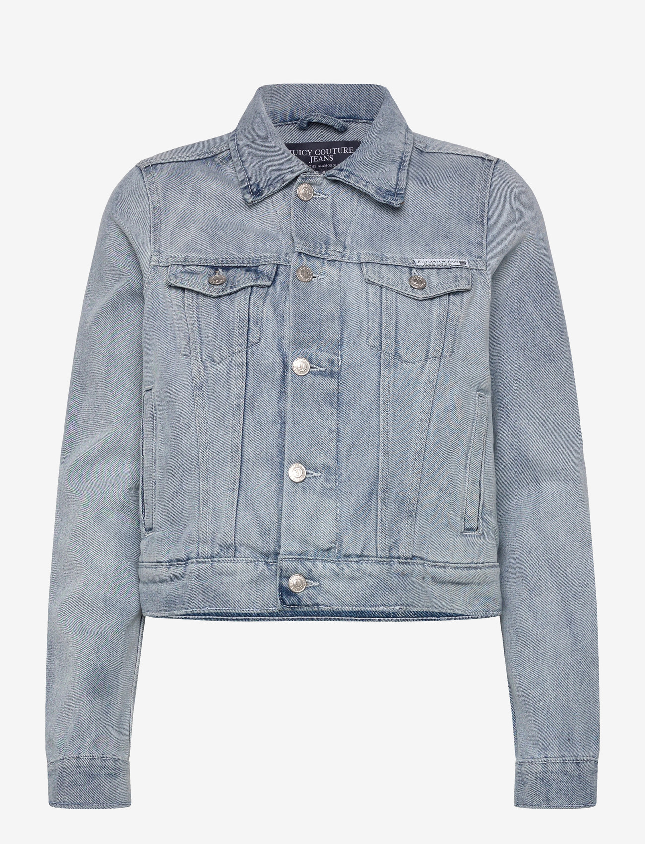 Juicy Couture - DIAMANTE CROPPE - frühlingsjacken - light wash - 1