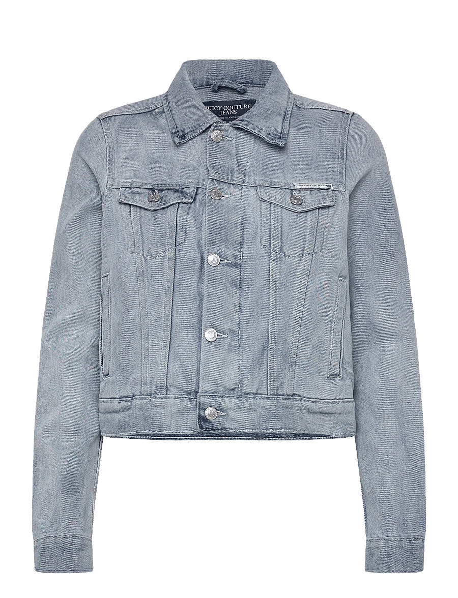 Juicy Couture - DIAMANTE CROPPE - teksatagid - light wash - 1