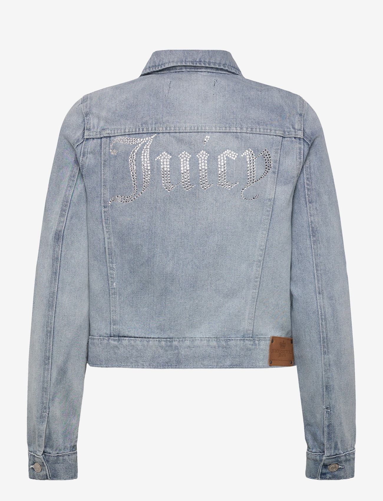 Juicy Couture - DIAMANTE CROPPE - frühlingsjacken - light wash - 2