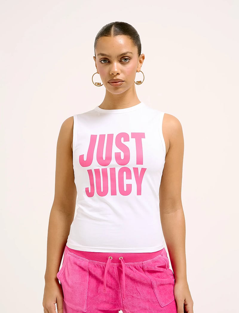 Juicy Couture - JUST JUICY TANK - linnen - white - 0