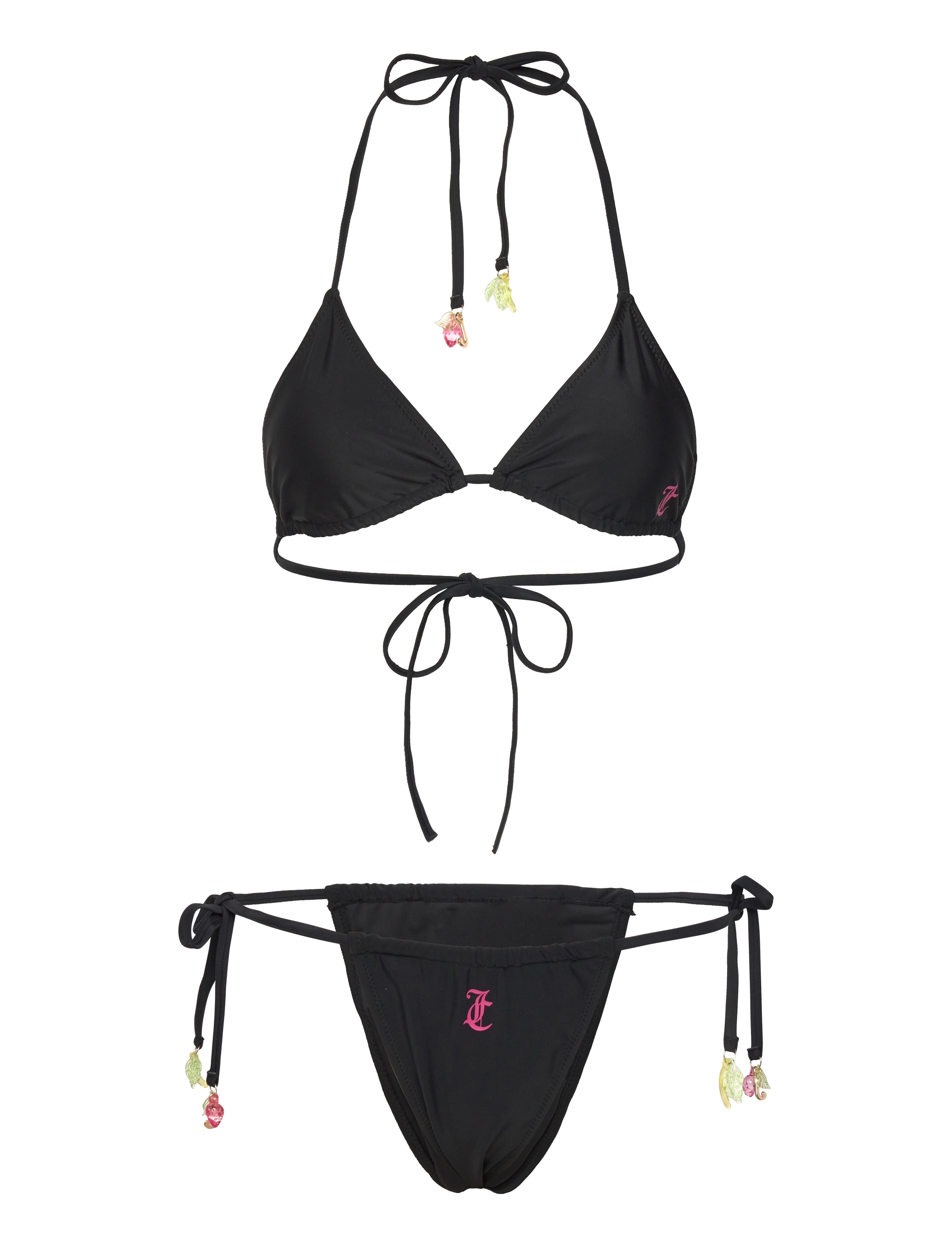 Juicy Couture TAIHITI TRIANGLE BIKINI - Bikinisets - BLACK / black