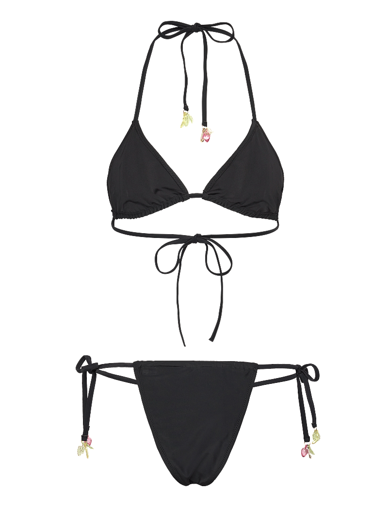 Juicy Couture - TAIHITI TRIANGLE BIKINI - bikini set - black - 2