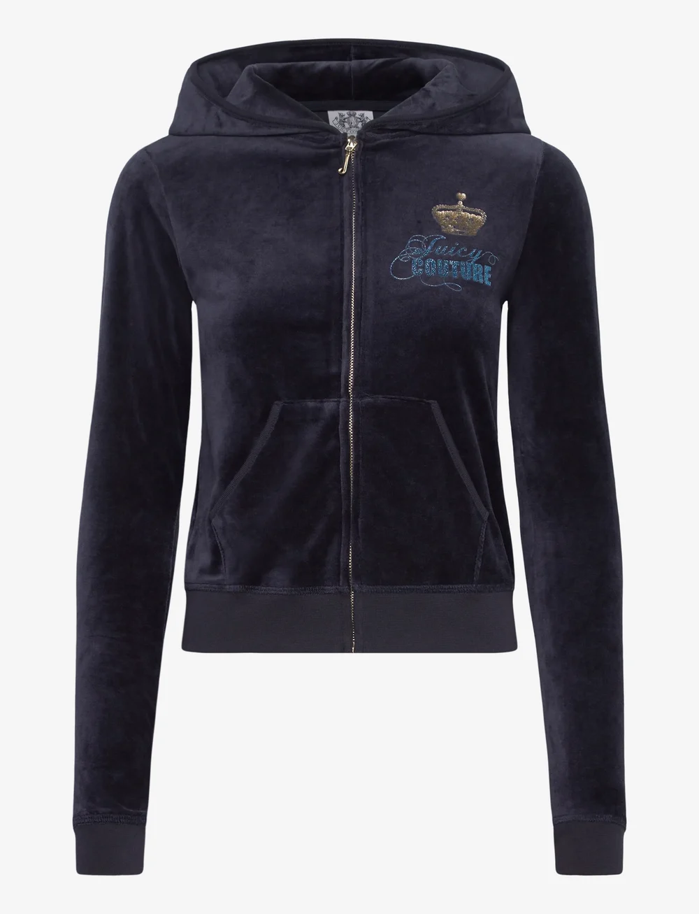 Juicy Couture - HER MAJESTY ROBYN HOODIE - joggingsæt - night sky - 1