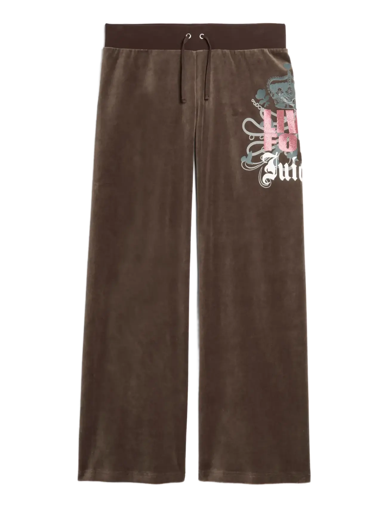 Juicy Couture LIVE FOR JUICY OG STRAIGHT TRACKPANTS - Summer in the city - JAVA / brown