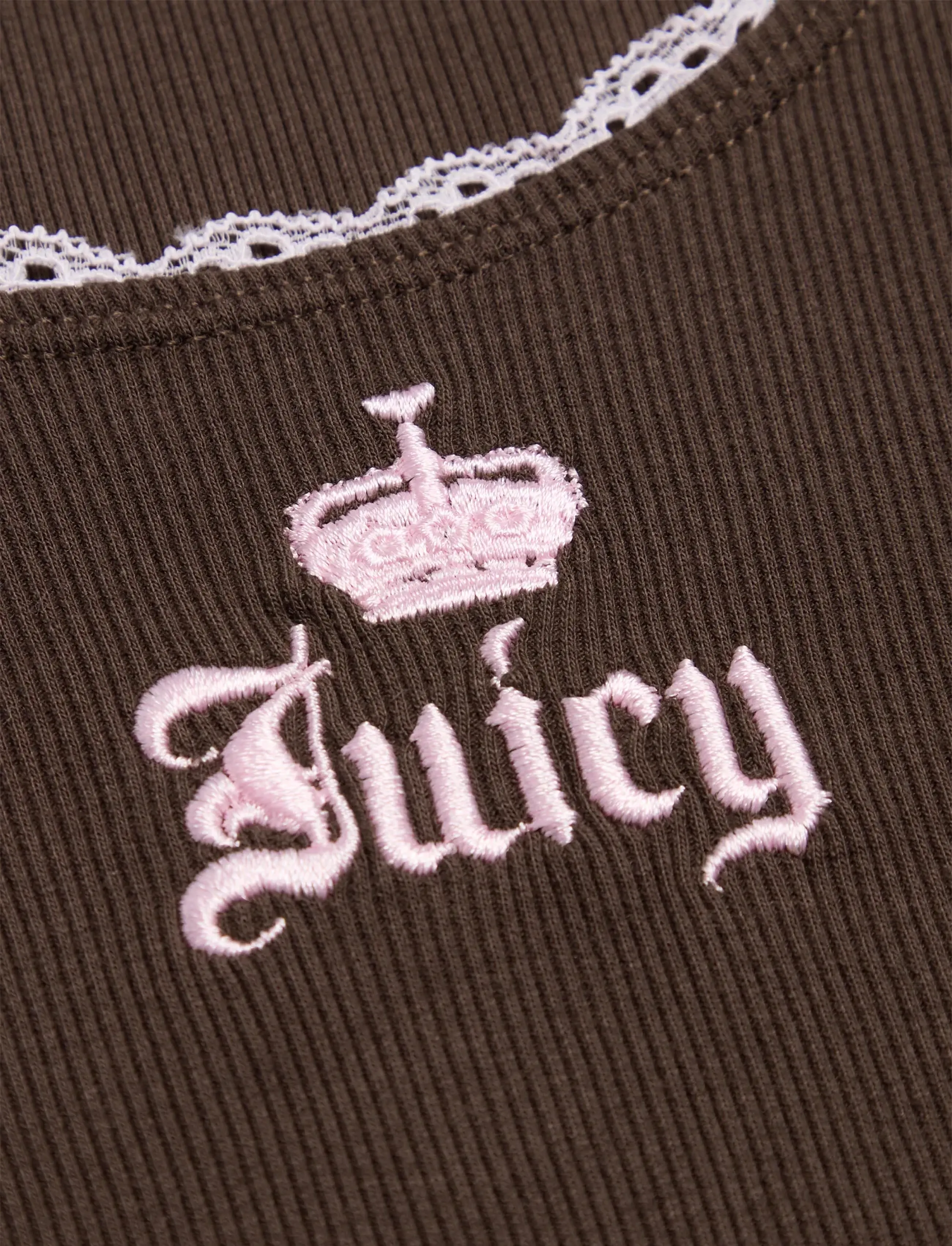 Juicy Couture - OLD GOTHIC LACE TRIM VEST - sleeveless tops - java - 5
