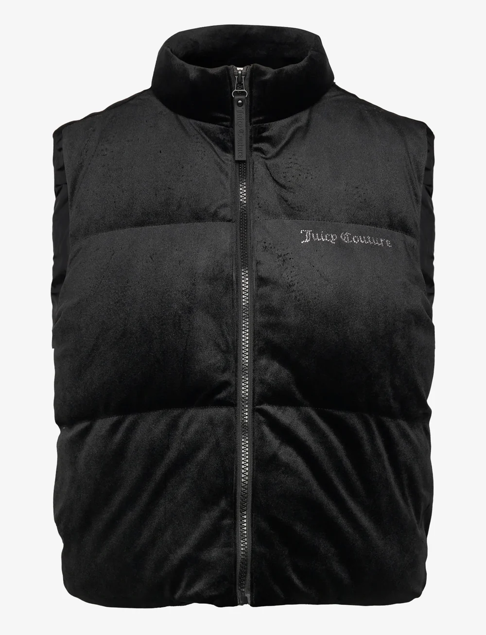 Juicy Couture - LIGHTENING VELOUR GILET - herbstjacken - black - 1