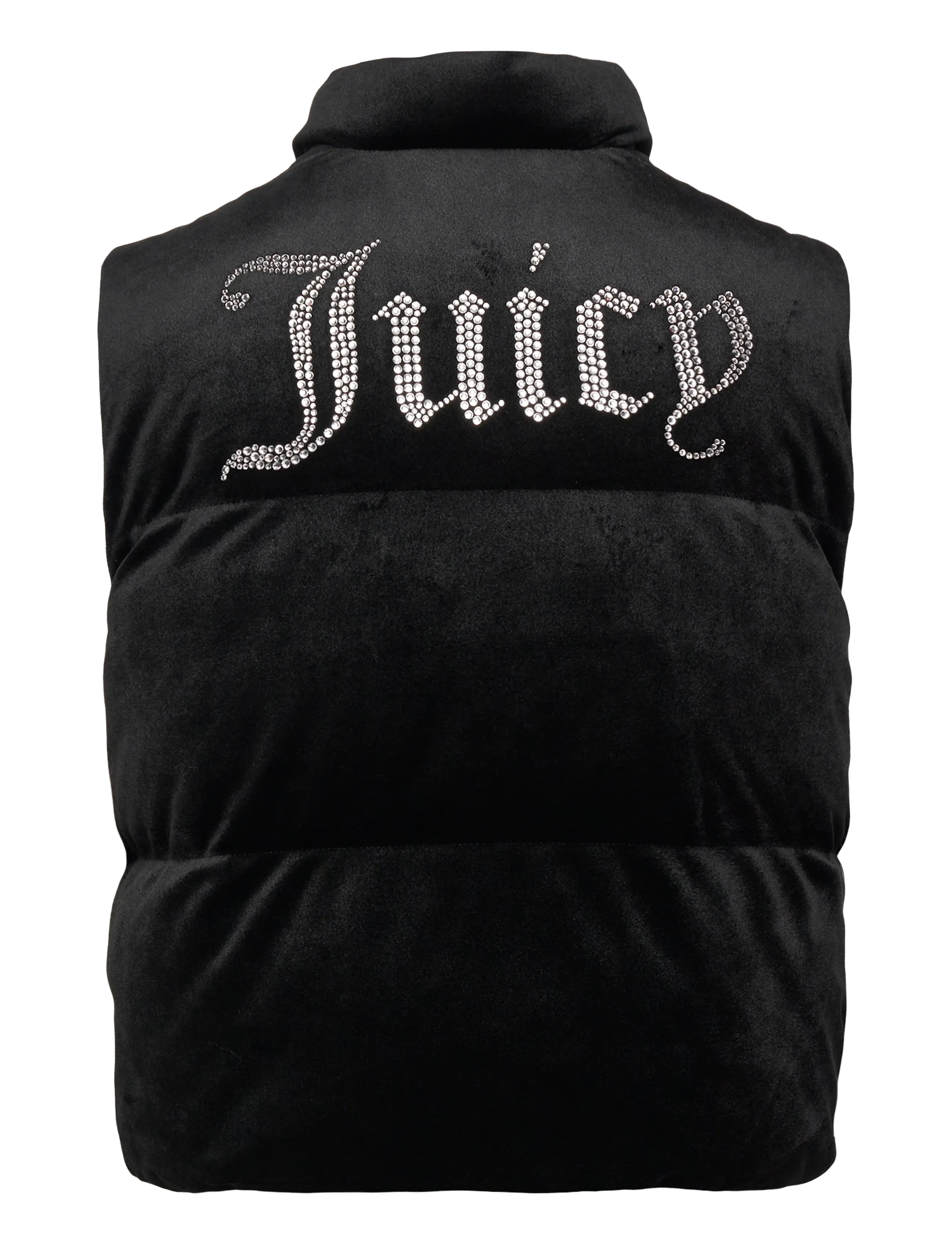 Juicy Couture - LIGHTENING VELOUR GILET - frühlingsjacken - black - 2