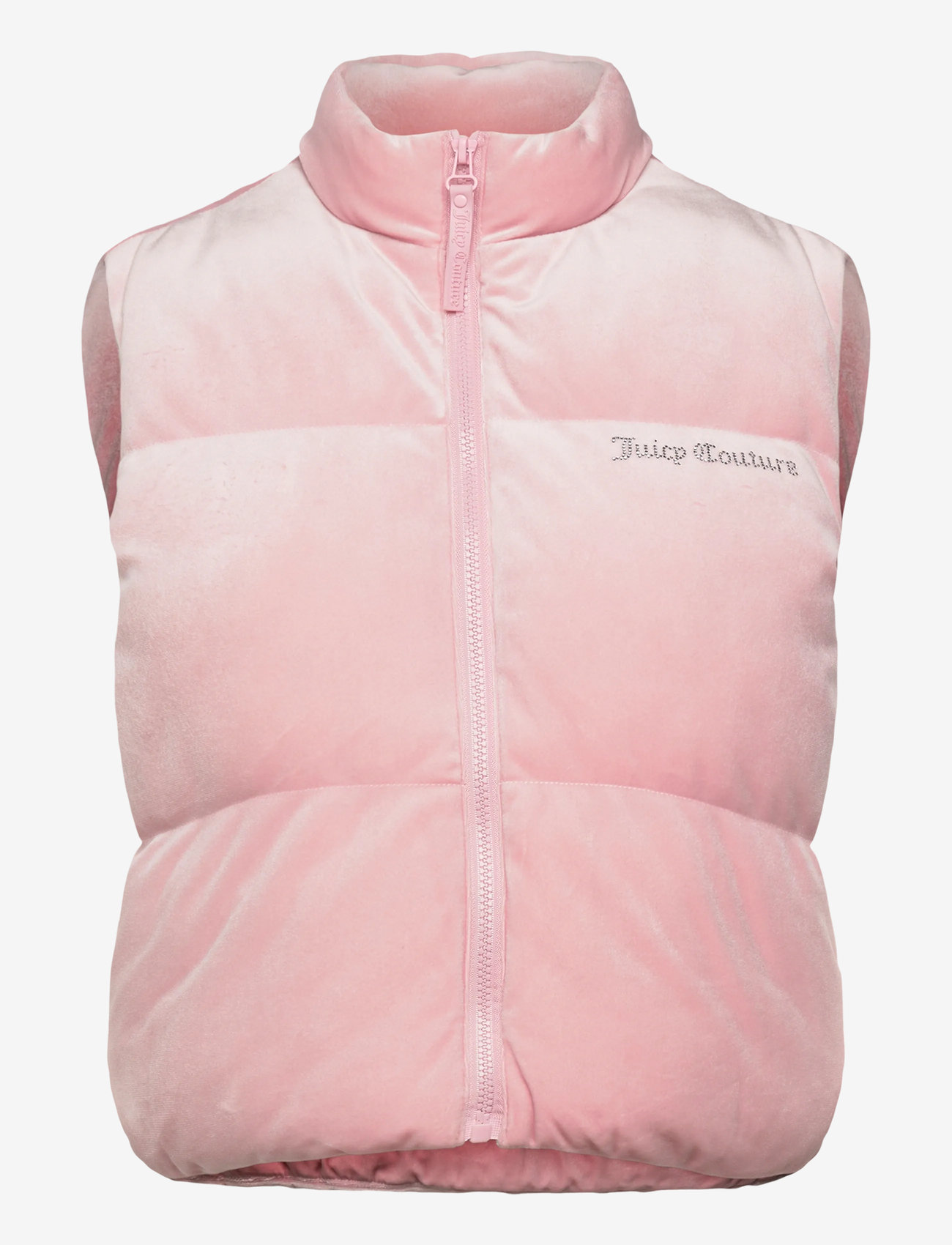 Juicy Couture - LIGHTENING VELOUR GILET - höstjackor - juicy pink - 1