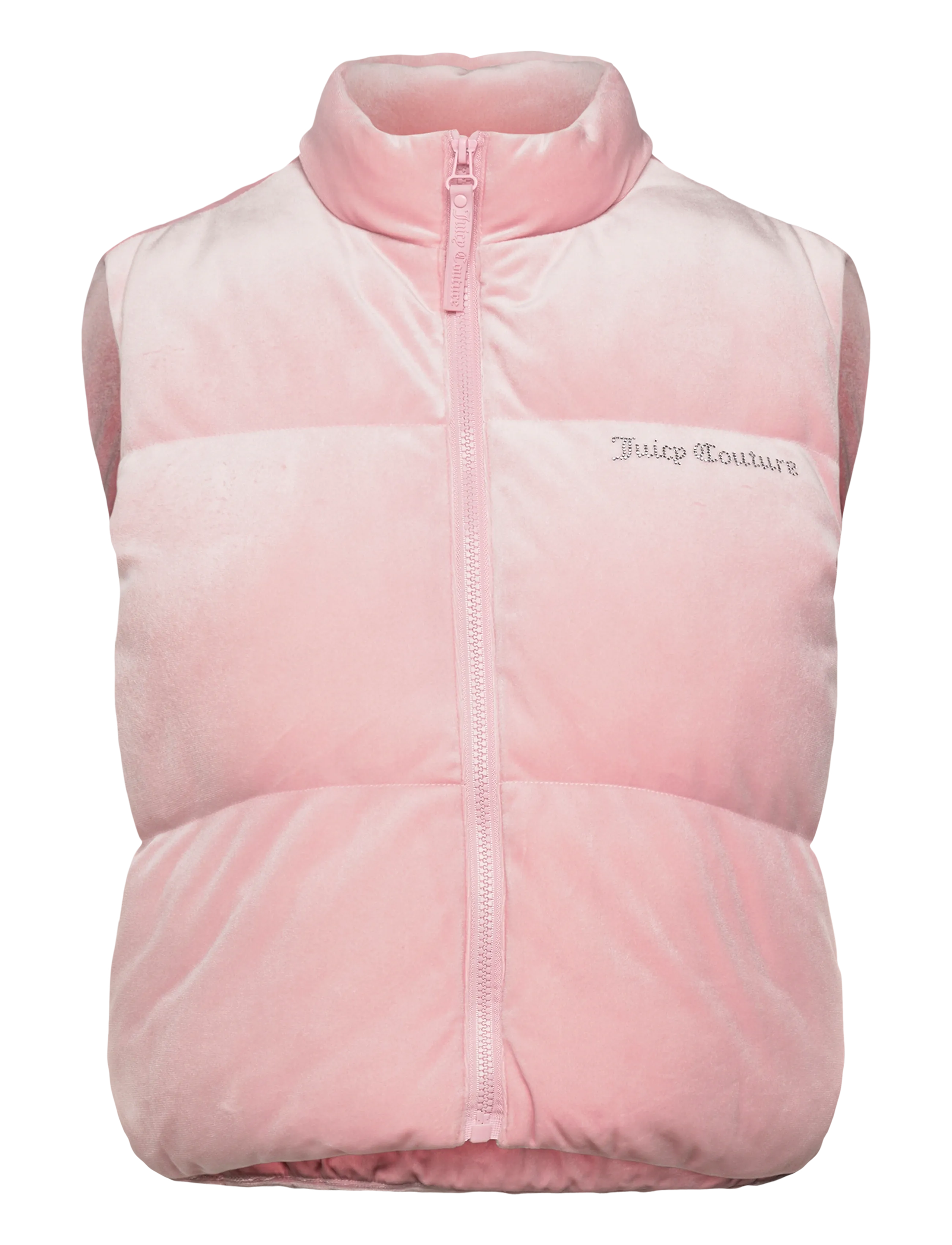 Juicy Couture LIGHTENING VELOUR GILET - Kleidung - JUICY PINK / pink/rose