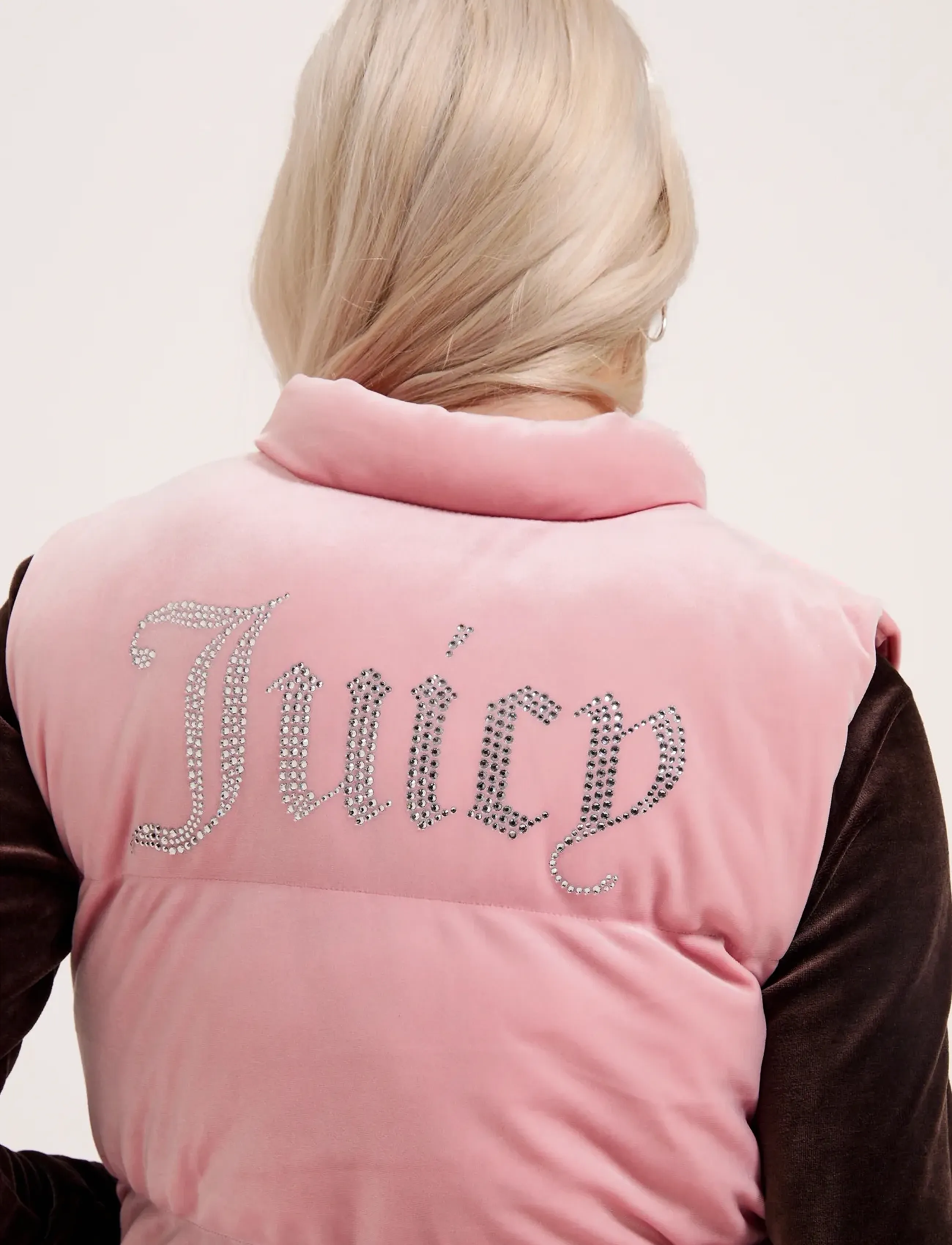 Juicy Couture - LIGHTENING VELOUR GILET - forårsjakker - juicy pink - 5