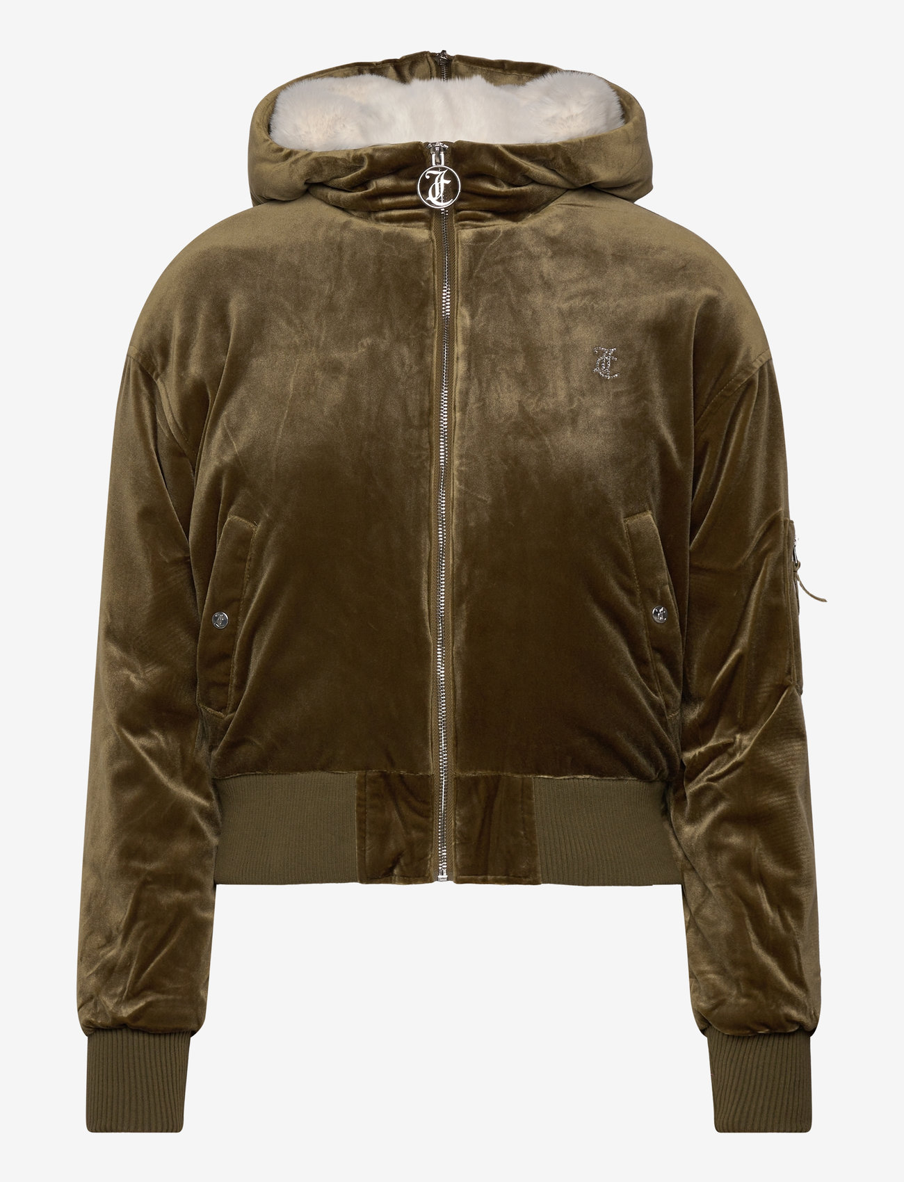 Juicy Couture - RYDELL BOMBER - efterårsjakker - dark olive - 0
