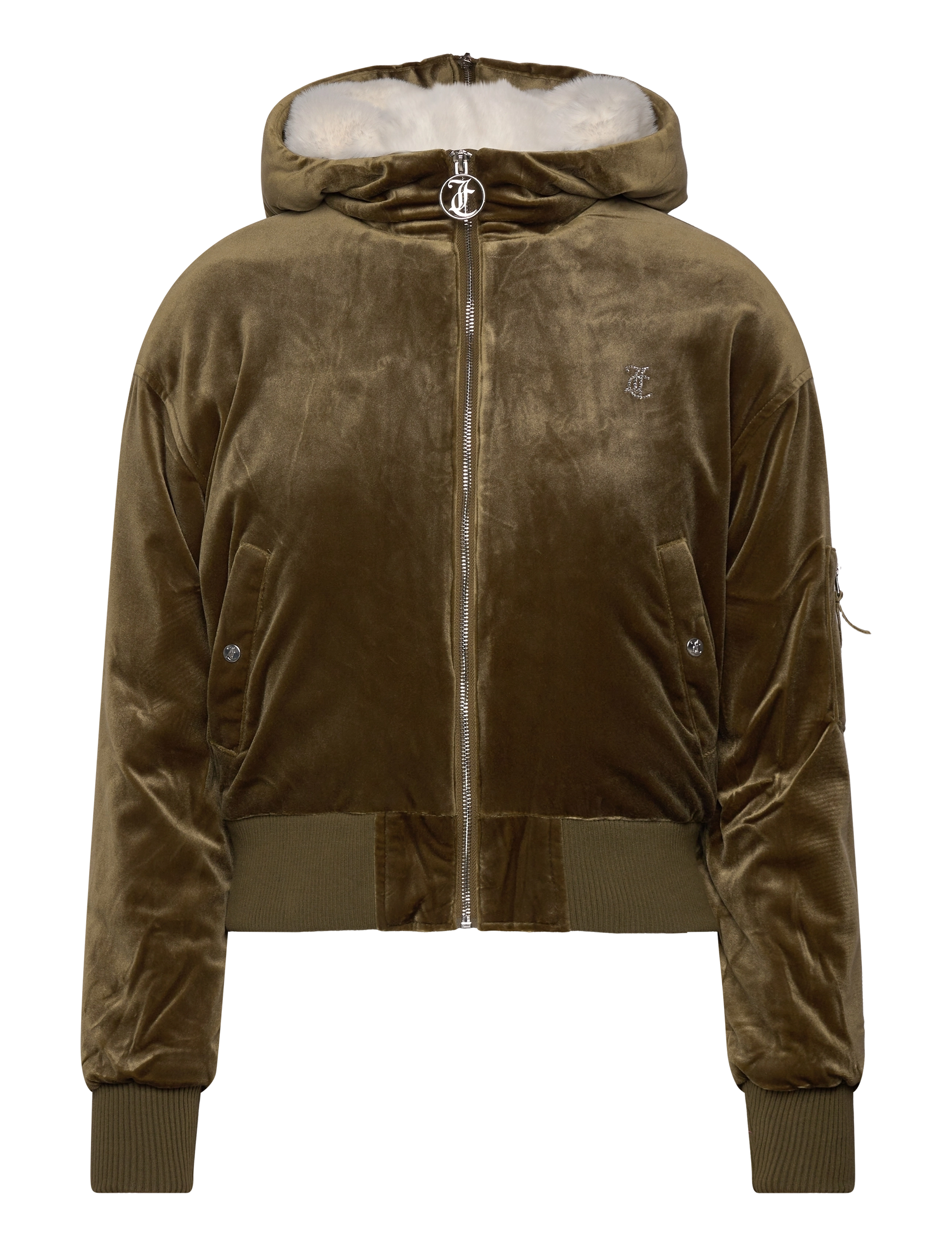 Juicy Couture RYDELL BOMBER - Kleidung - DARK OLIVE / khaki/green