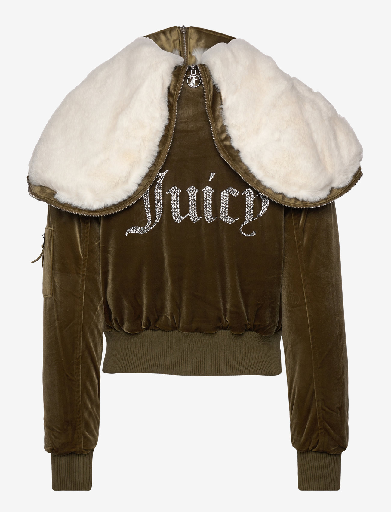 Juicy Couture - RYDELL BOMBER - efterårsjakker - dark olive - 2