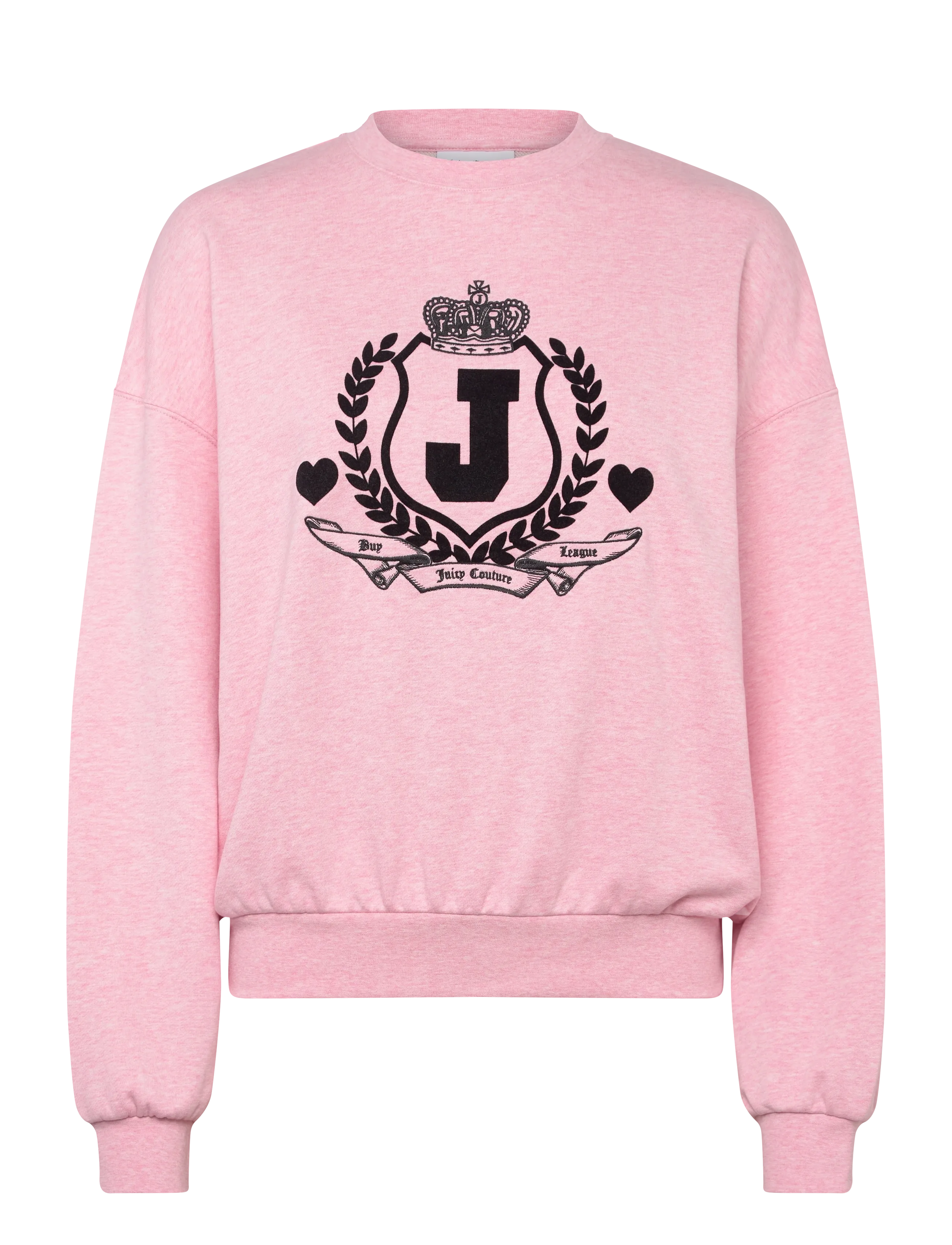 Juicy Couture VENICE CREST SWEATSHIRT - Kleidung - PINK MARL / pink/rose