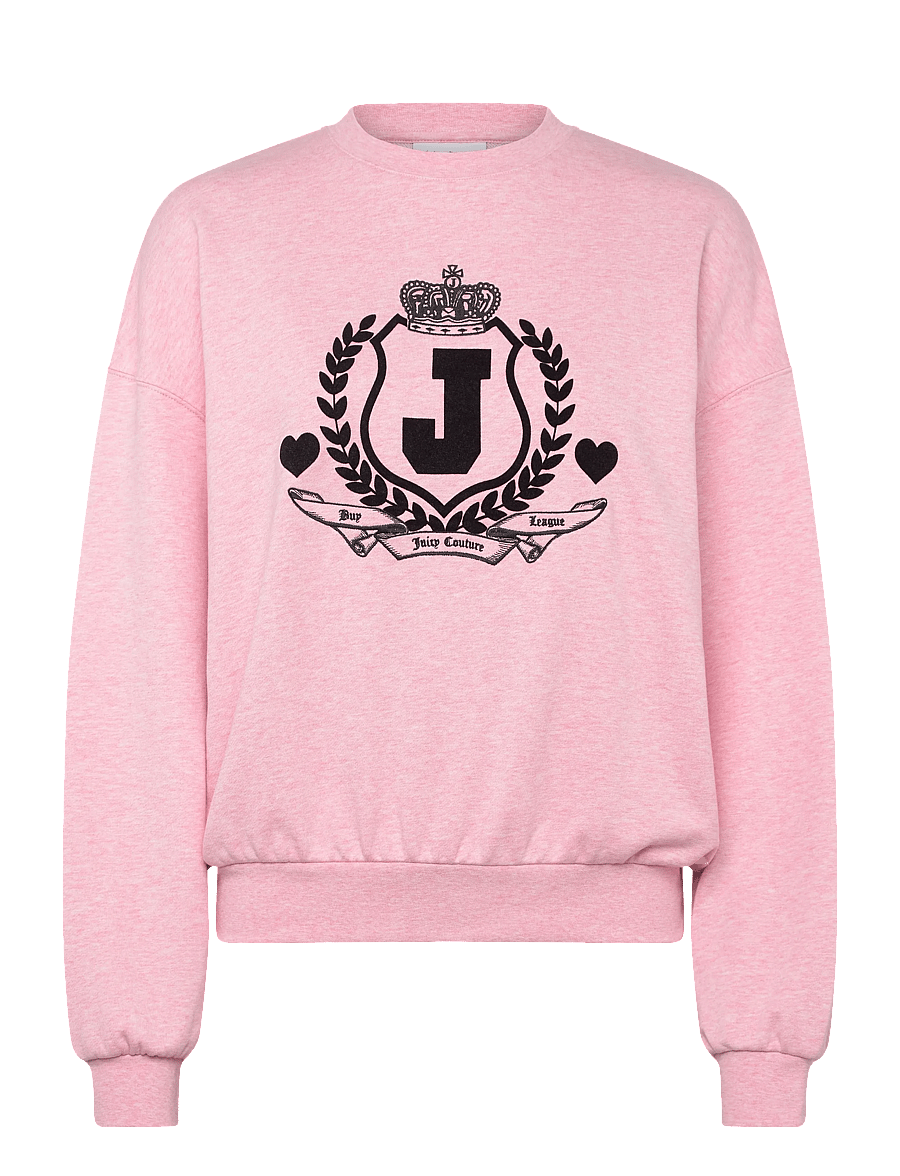 Juicy Couture - VENICE CREST SWEATSHIRT - sweatshirts - pink marl - 1