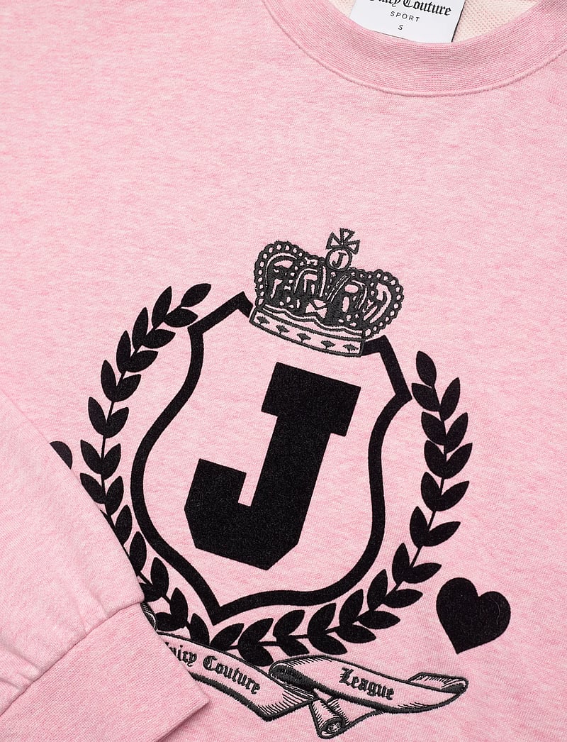 Juicy Couture - VENICE CREST SWEATSHIRT - dressipluusid - pink marl - 5