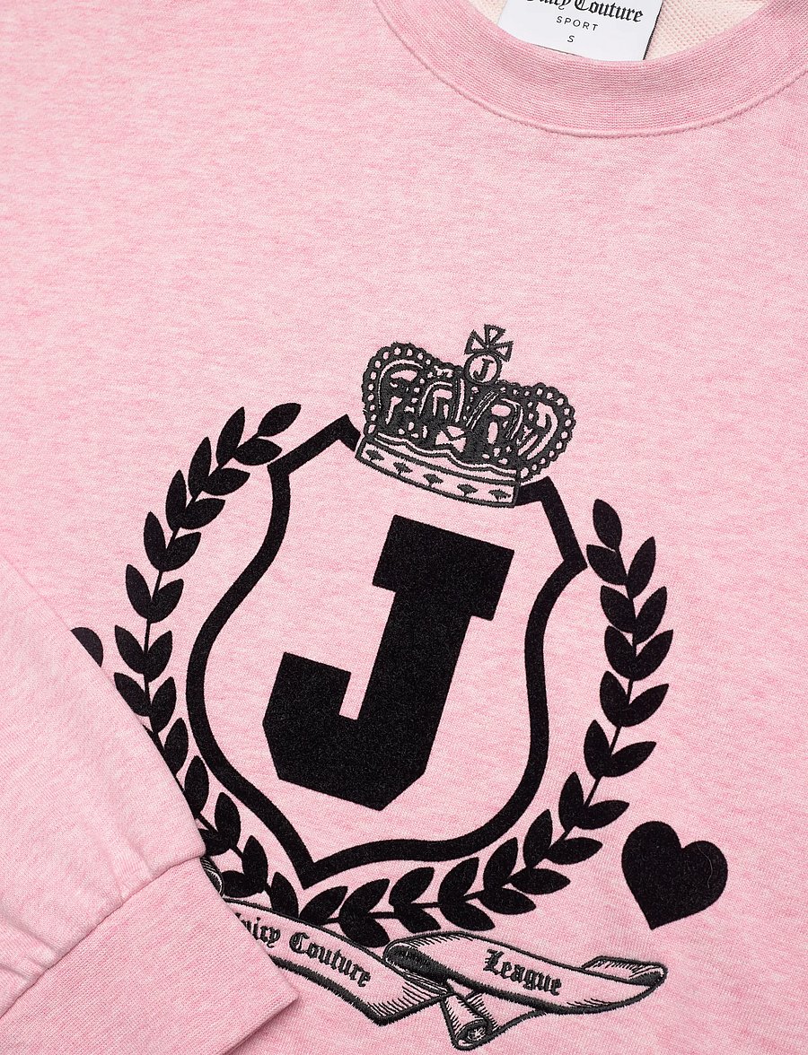 Juicy Couture - VENICE CREST SWEATSHIRT - sweatshirts - pink marl - 5