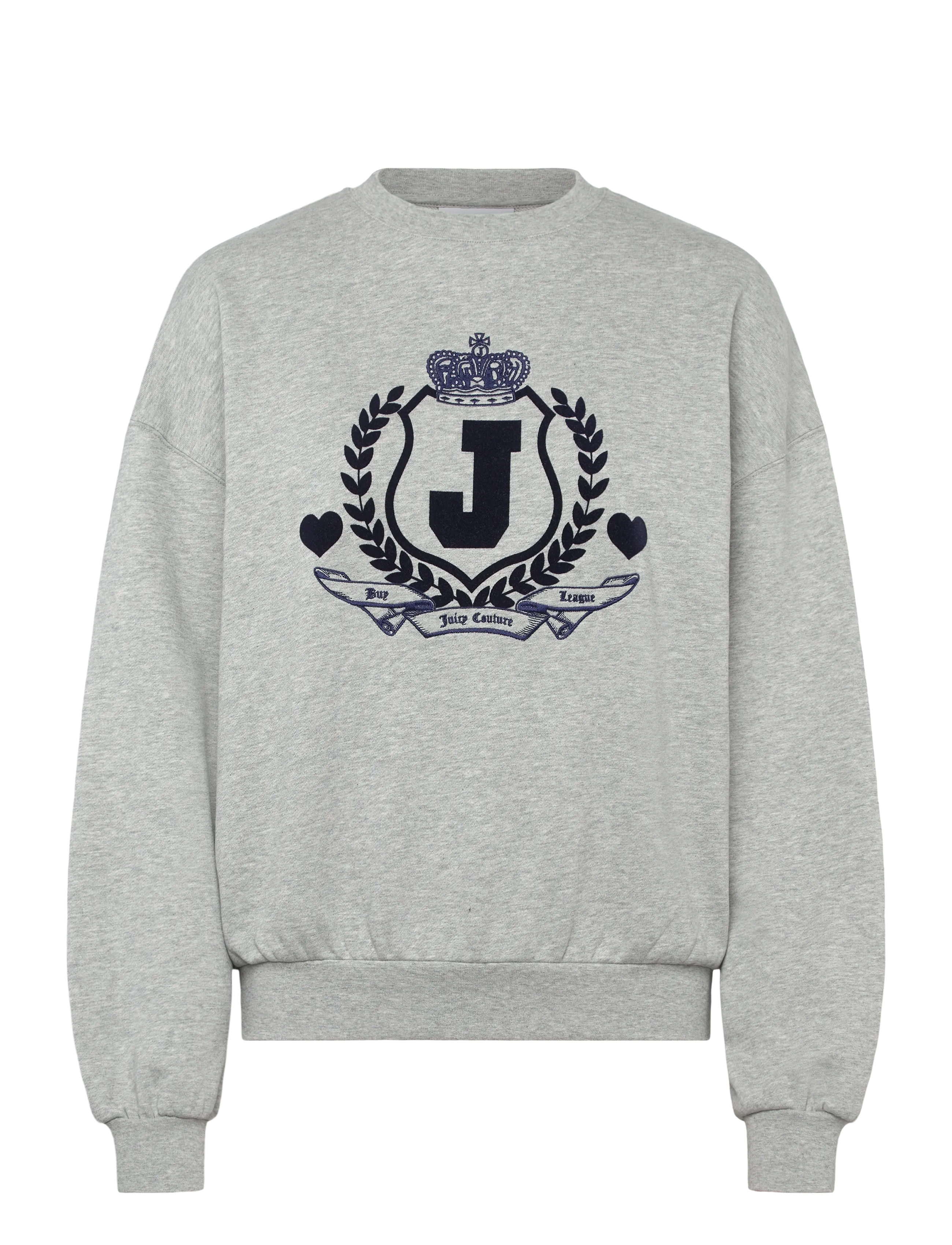 Juicy Couture VENICE CREST SWEATSHIRT - Kleidung - SILVER MARL / grey