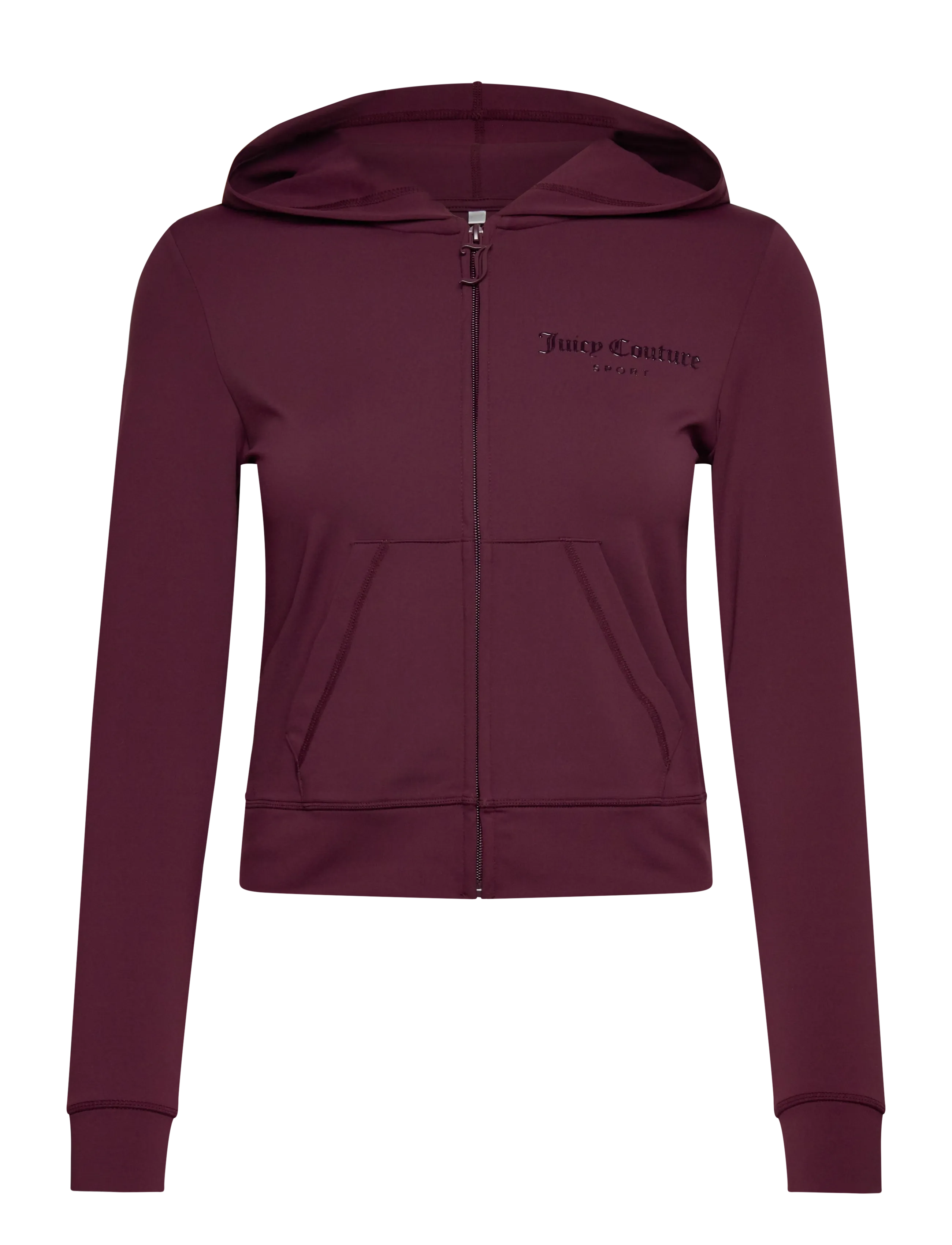 JUICY COUTURE Activewear Ennis Hoodie Burgundy - XXS - Damen