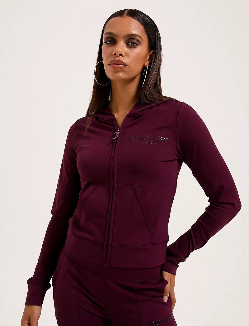 Juicy Couture - ACTIVEWEAR ENNIS HOODIE - džemperiai su gobtuvu - winestasting - 0