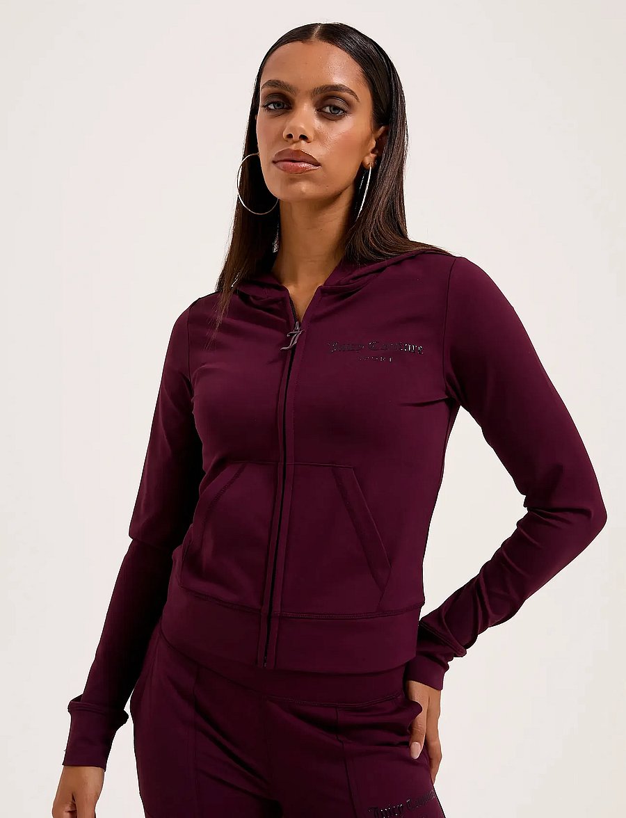 Juicy Couture - ACTIVEWEAR ENNIS HOODIE - pulls à capuche - winestasting - 0