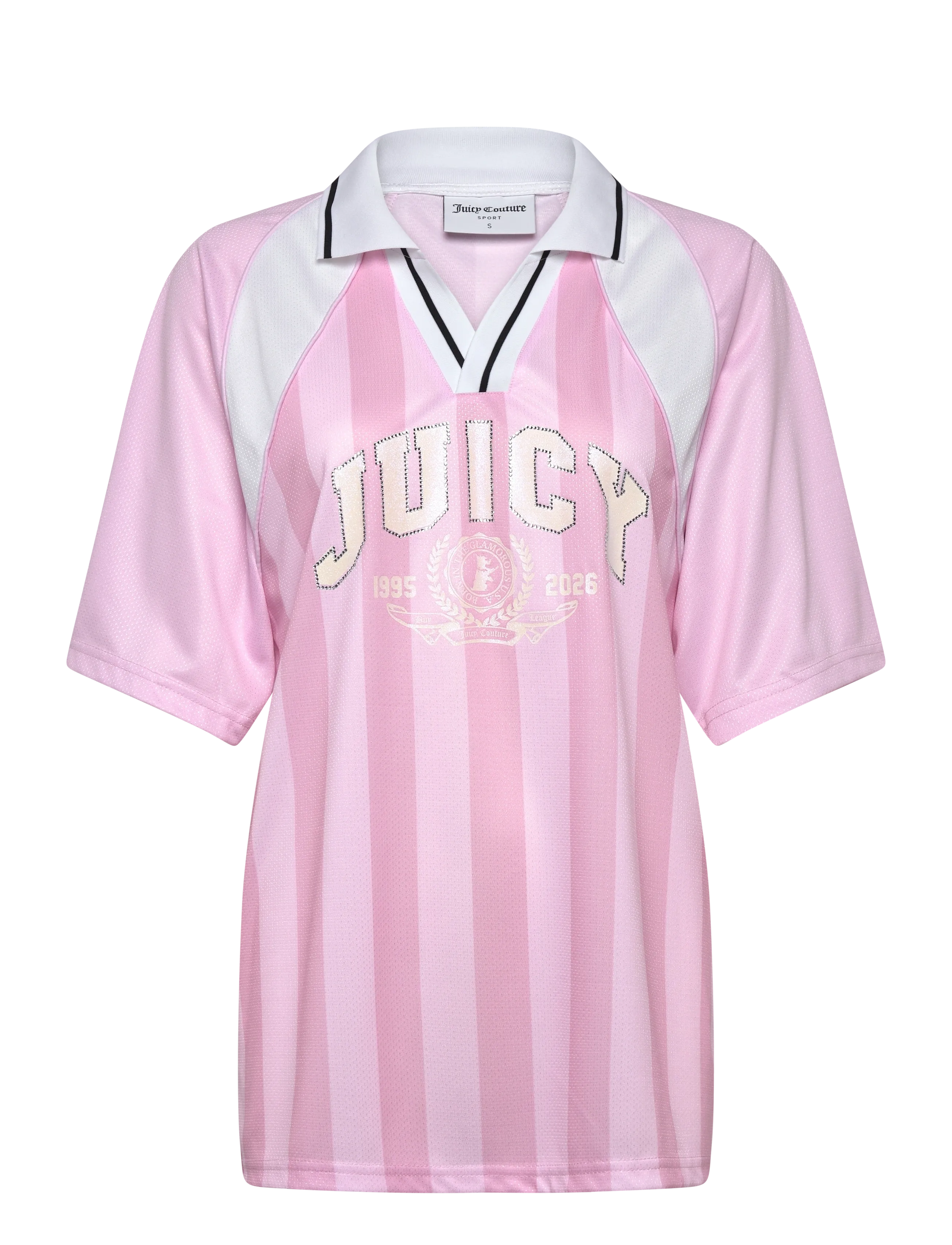 Juicy Couture JUICY FOOTBALL POLO - Juicy Couture - CHERRY BLOSSOM / pink/rose