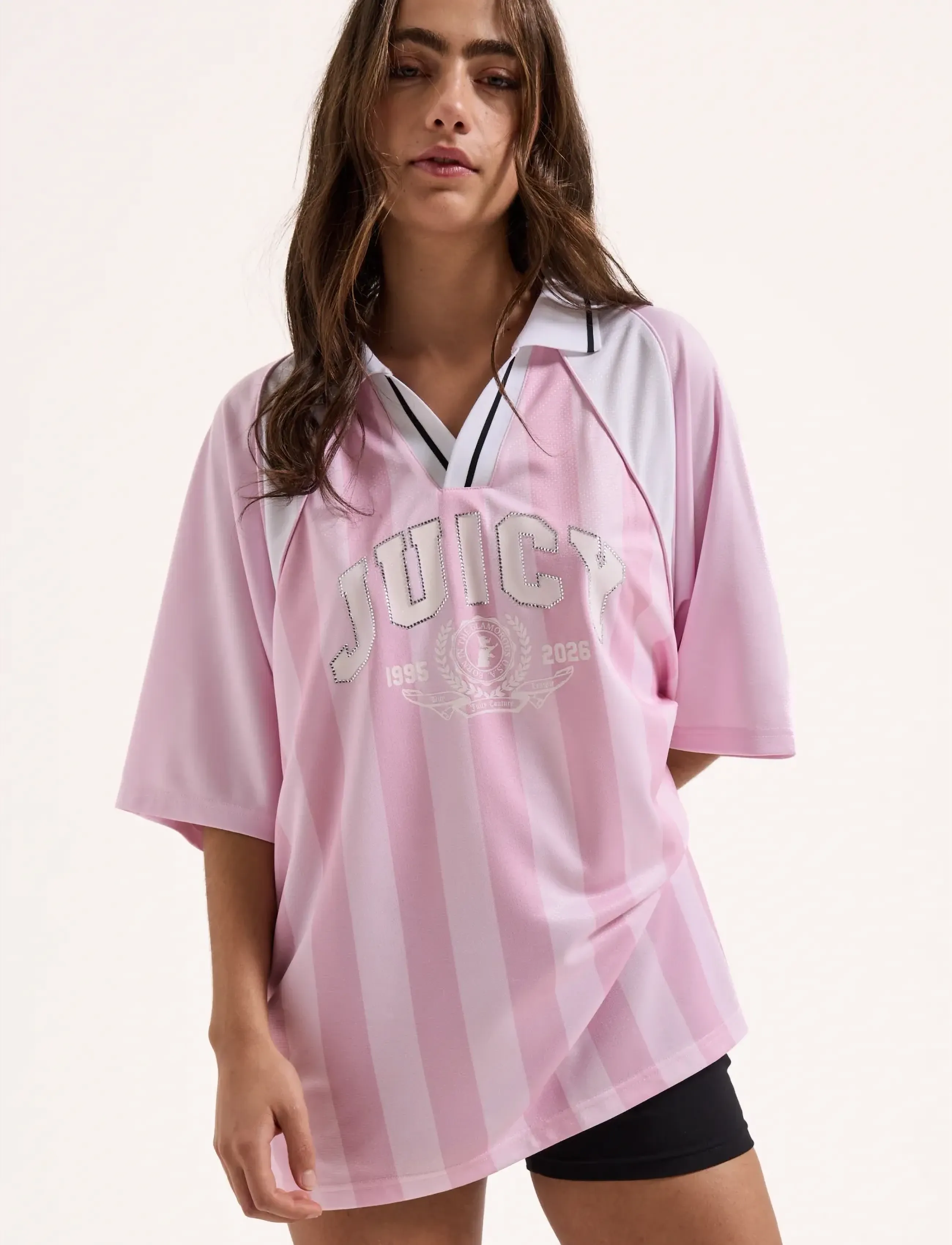 Juicy Couture - JUICY FOOTBALL POLO - cherry blossom - 4