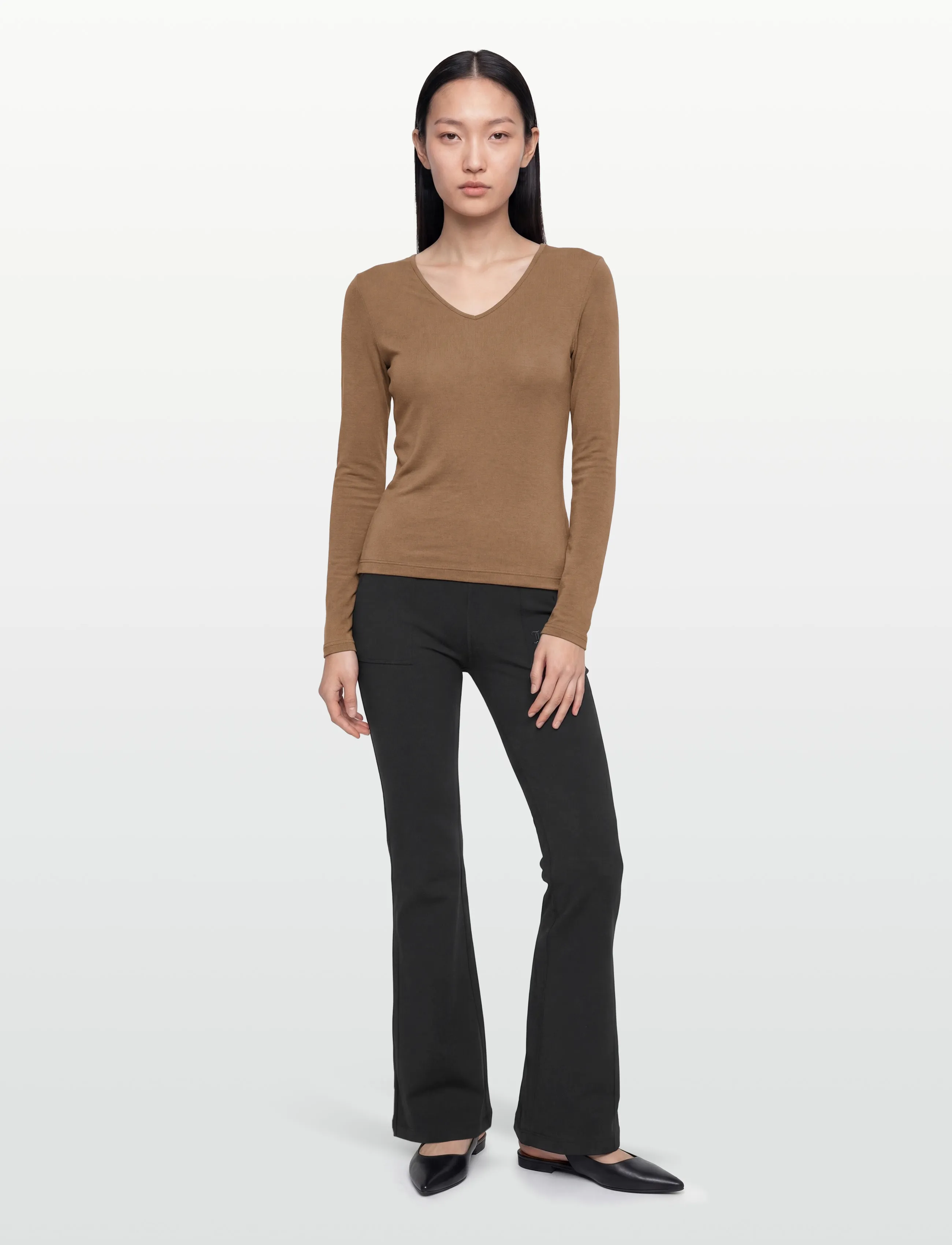 Juicy Couture Farrah Pant, Kvinder, Trompetbukser, Sort, Str: M