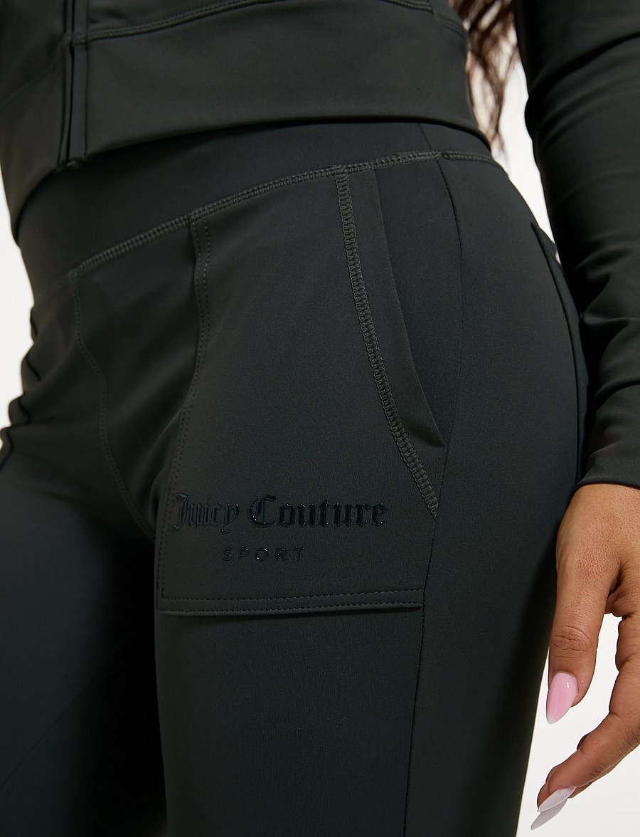 Juicy Couture - ACTIVEWEAR FARAH LOW RISE LEGGINGS - hverdags stil - raven - 4