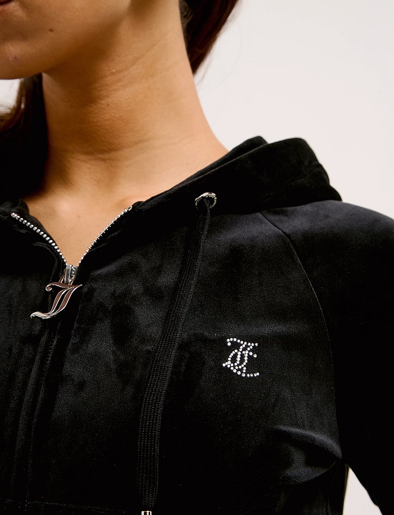 Juicy Couture - MADISON HOODIE - kapuutsiga dressipluusid - black - 4