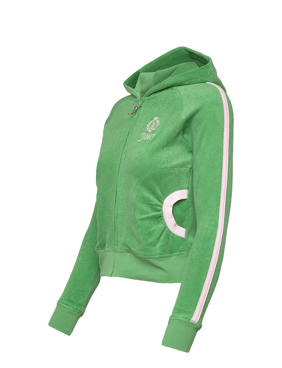 Juicy Couture - APPLIQUE TERRY HOODIE - kapuzenpullover - peppermint - 3