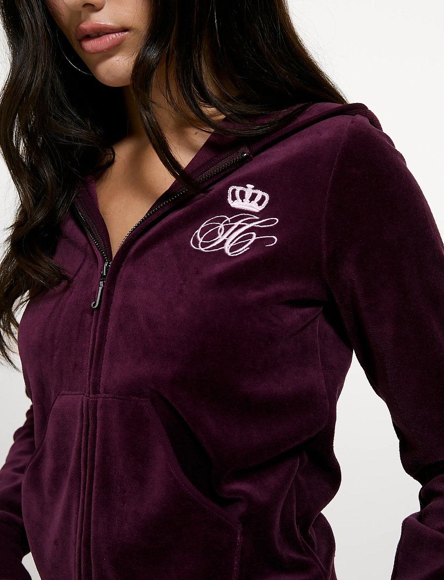 Juicy Couture - SCRIPT REBELLE ROBYN HOODIE - hoodies - winetasting - 3