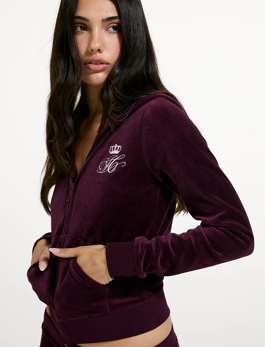 Juicy Couture - SCRIPT REBELLE ROBYN HOODIE - hoodies - winetasting - 4