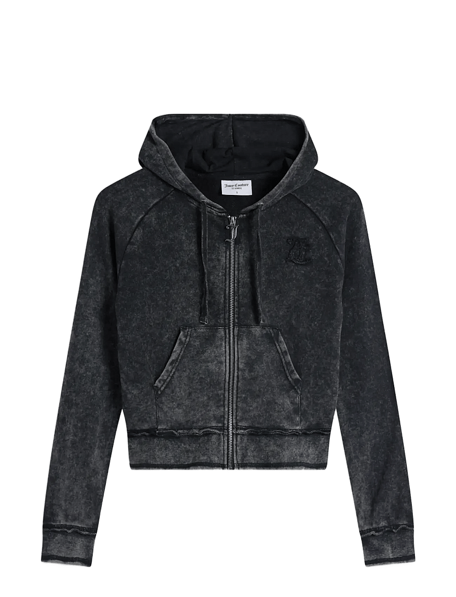 Juicy Couture - MADISON APPLIQUE HOODIE - hoodies - black - 1