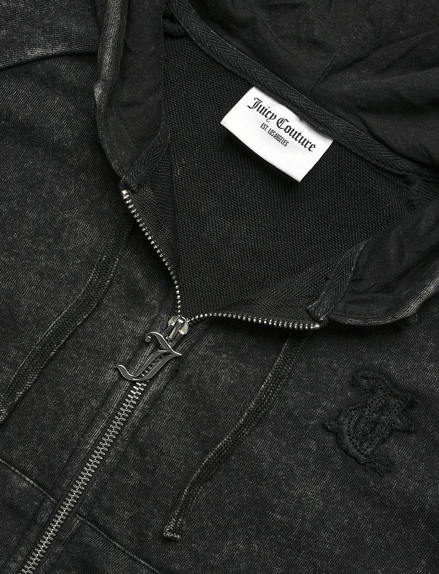 Juicy Couture - MADISON APPLIQUE HOODIE - hoodies - black - 4