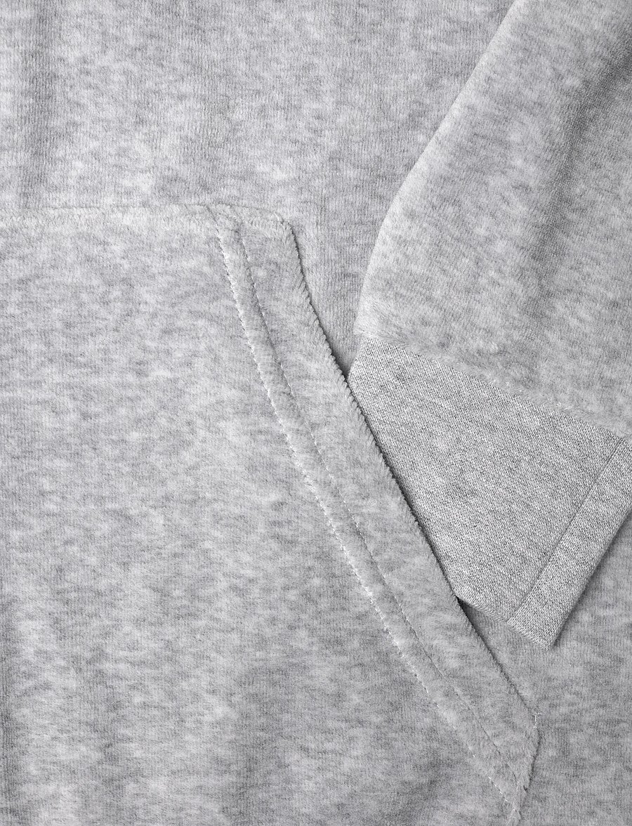 Juicy Couture - HALAN OVERSIZED ZIP THRU HOODIE - kapuutsiga pusad - silver marl - 3