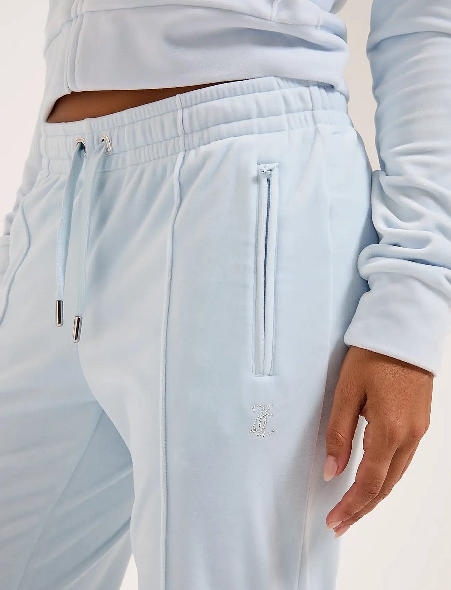 Juicy Couture - TINA OUTLINE TRACKPANT - hverdags stil - nantucket breeze - 4