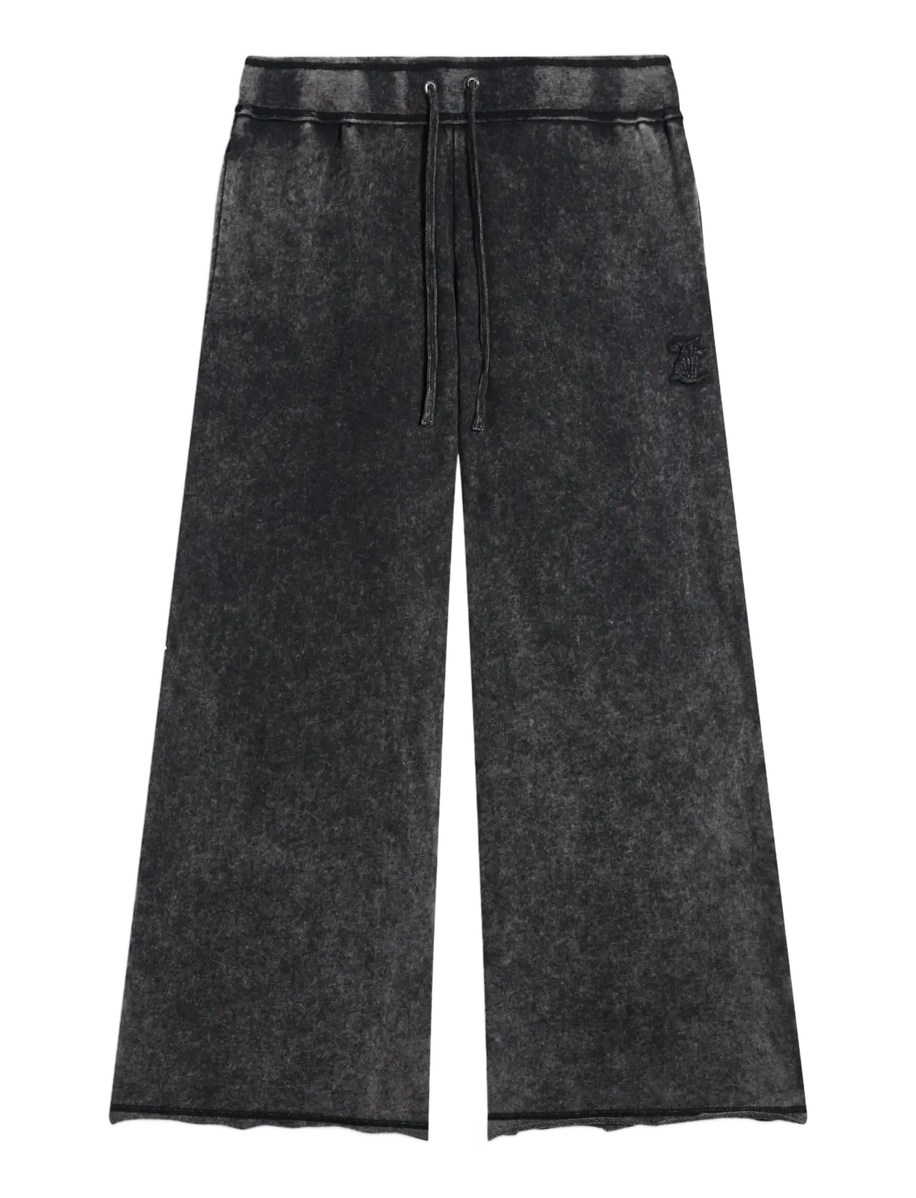 Juicy Couture ANNEN APPLIQUE WIDE LEG TRACKPANT - Neuheiten - BLACK / black