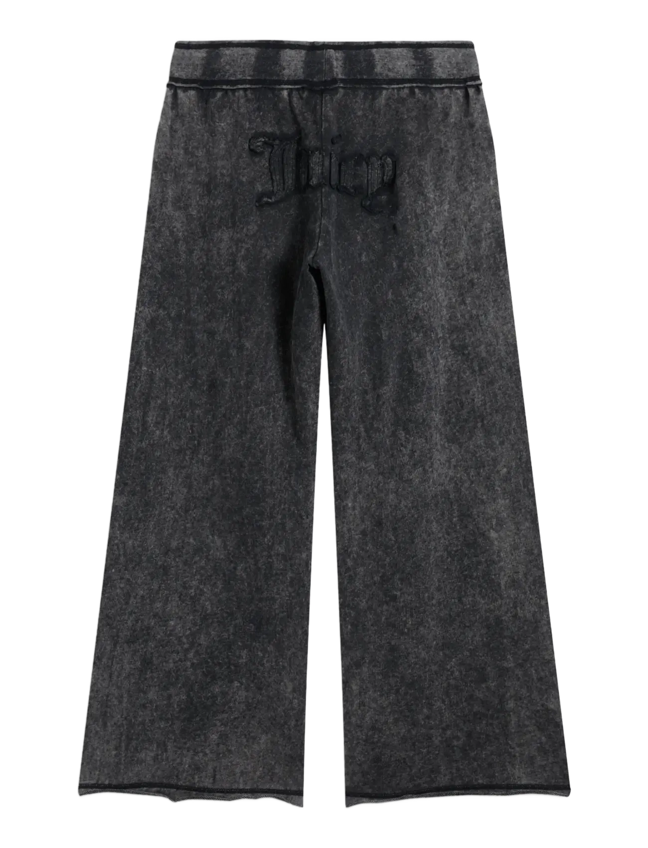 Juicy Couture - ANNEN APPLIQUE WIDE LEG TRACKPANT - alltags-style - black - 2
