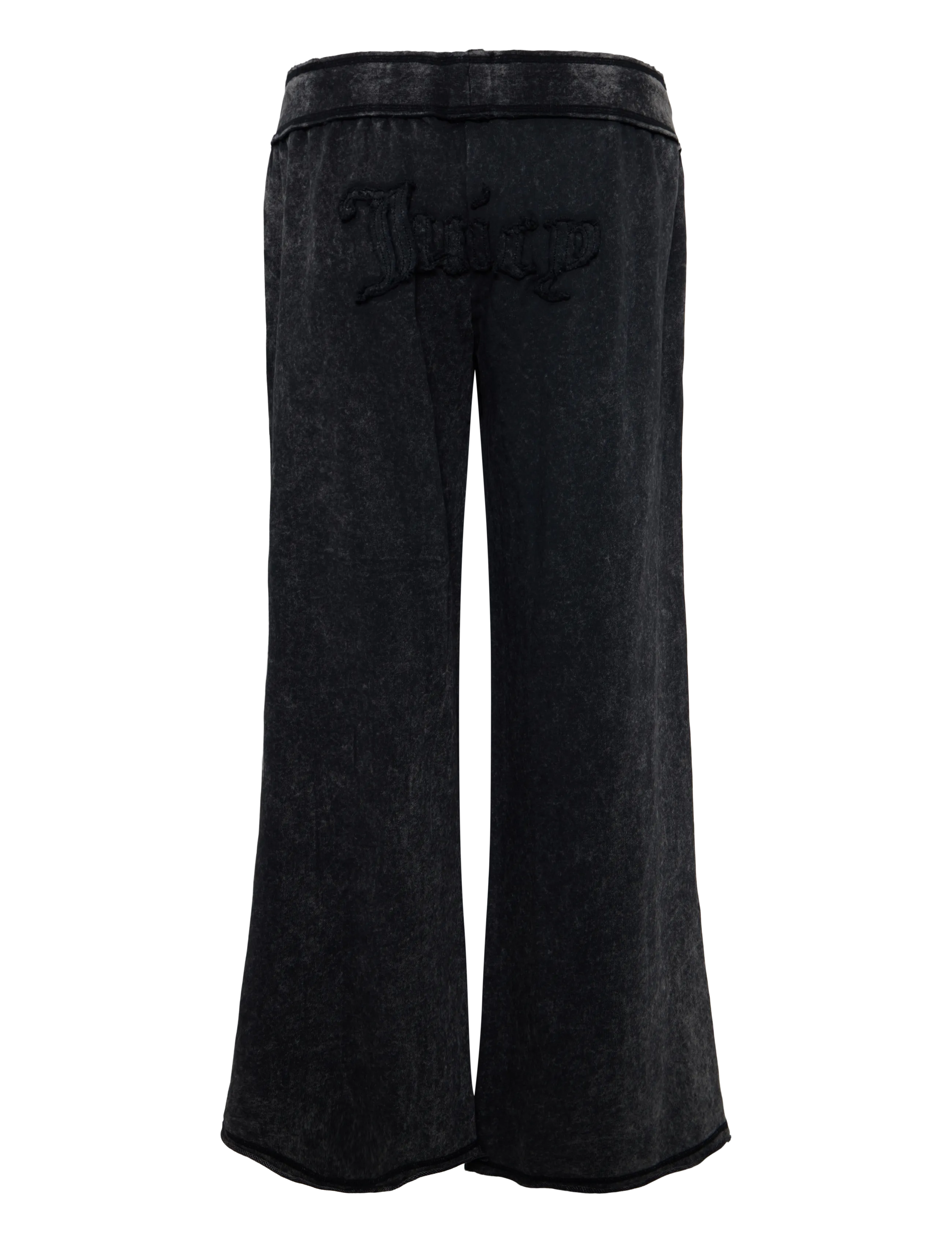 Juicy Couture - ANNEN APPLIQUE WIDE LEG TRACKPANT - everyday style - black - 2