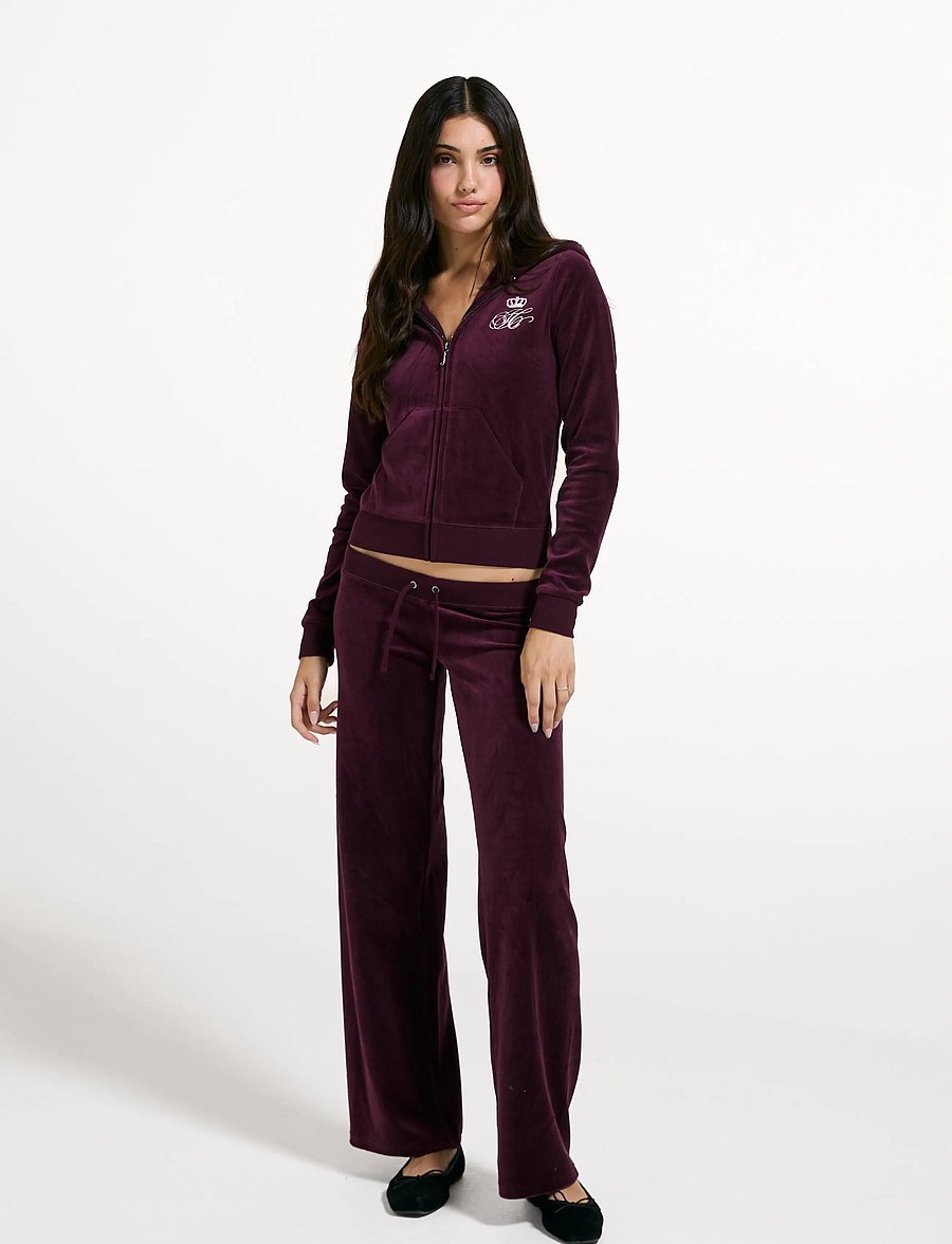 Juicy Couture - SCRIPT REBELLE OG STRAIGHT PANT - vardagsstil - winetasting - 0
