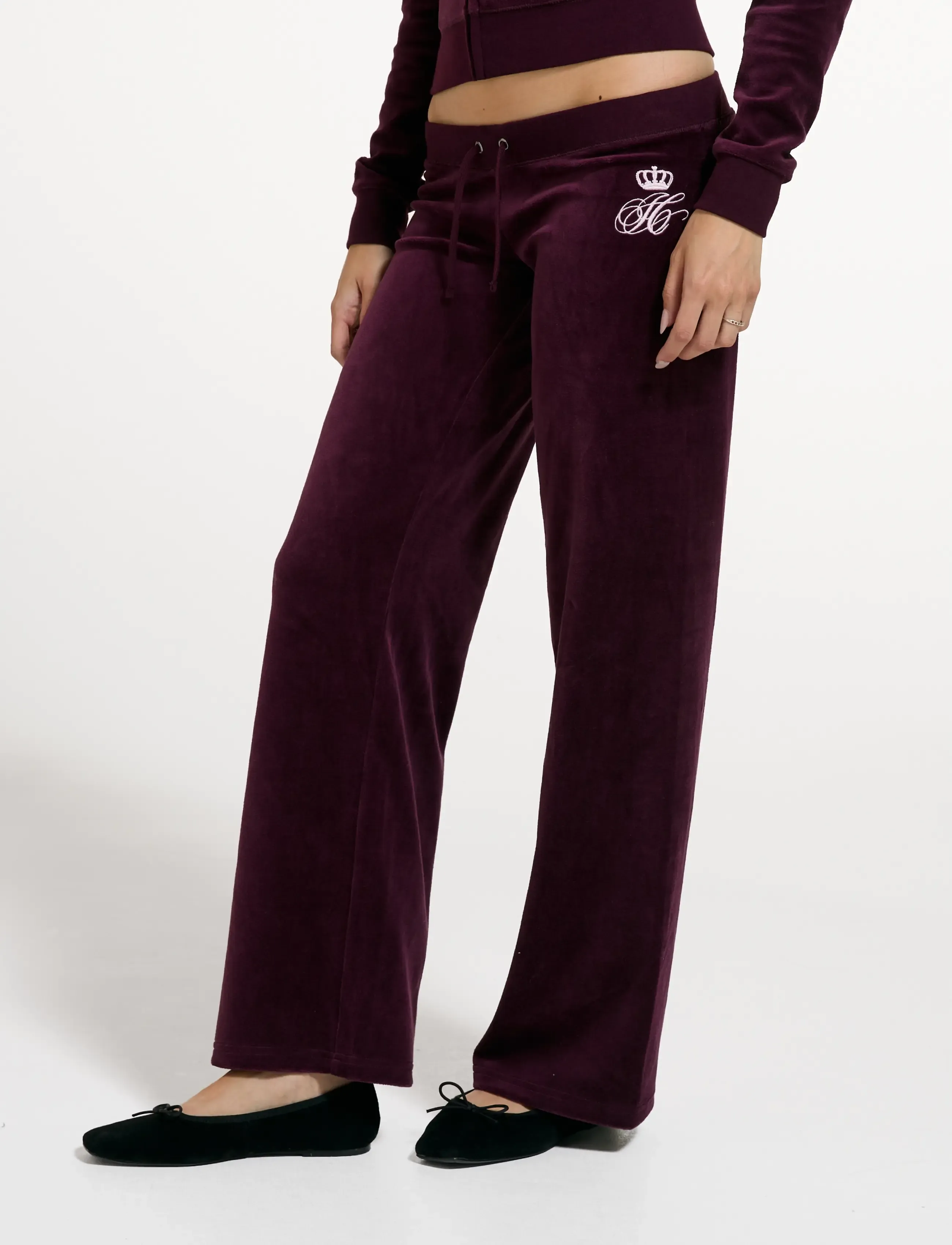 Juicy Couture - SCRIPT REBELLE OG STRAIGHT PANT - vardagsstil - winetasting - 4