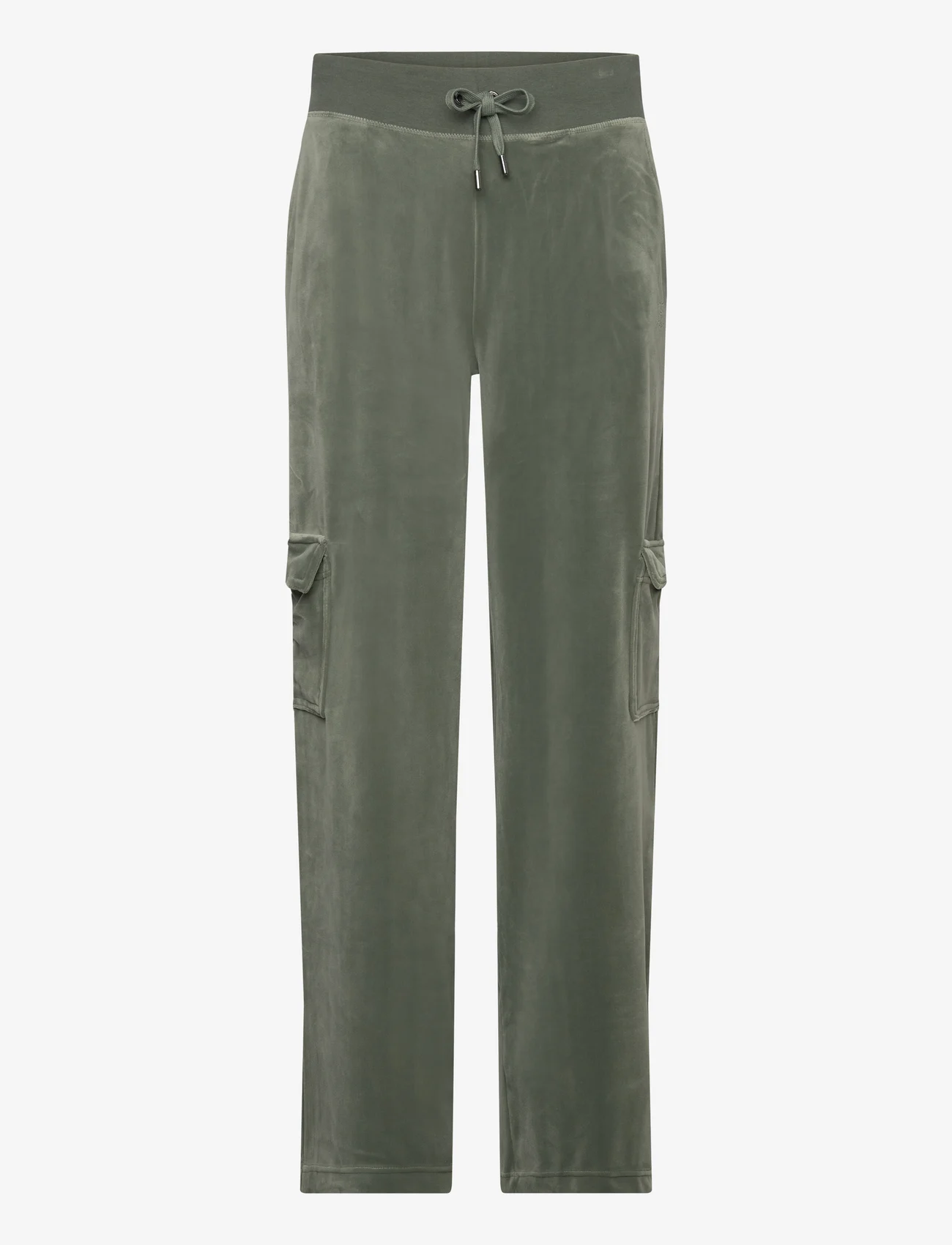 Juicy Couture - AUDREE CARGO VELOUR TROUSER - kobiety - thyme - 0