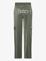 Juicy Couture - AUDREE CARGO VELOUR TROUSER - doły - thyme - 1