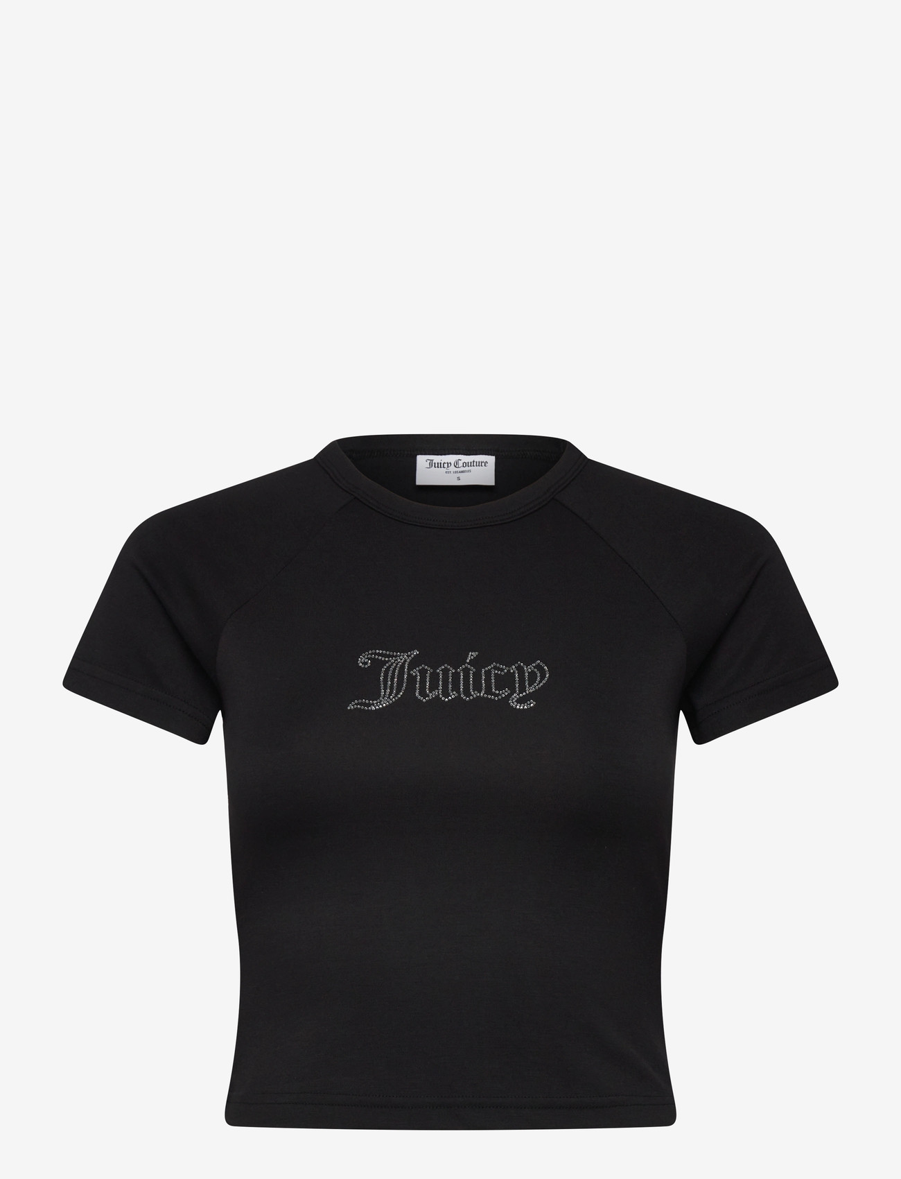 Juicy Couture - JUICY BABY TEE - crop tops - black - 0