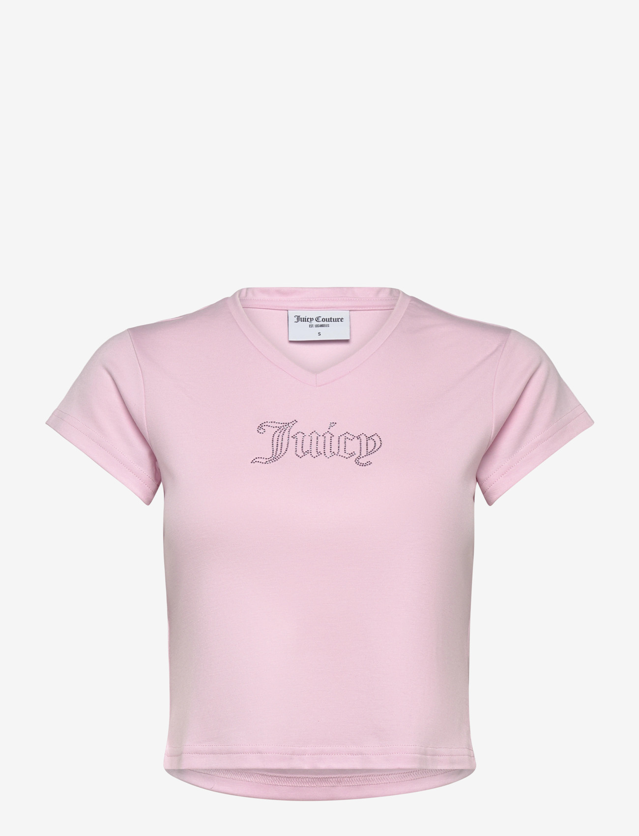 Juicy Couture - CAPPED SLEEVE V NECK T-SHIRT - t-särgid - cherry blossom - 0