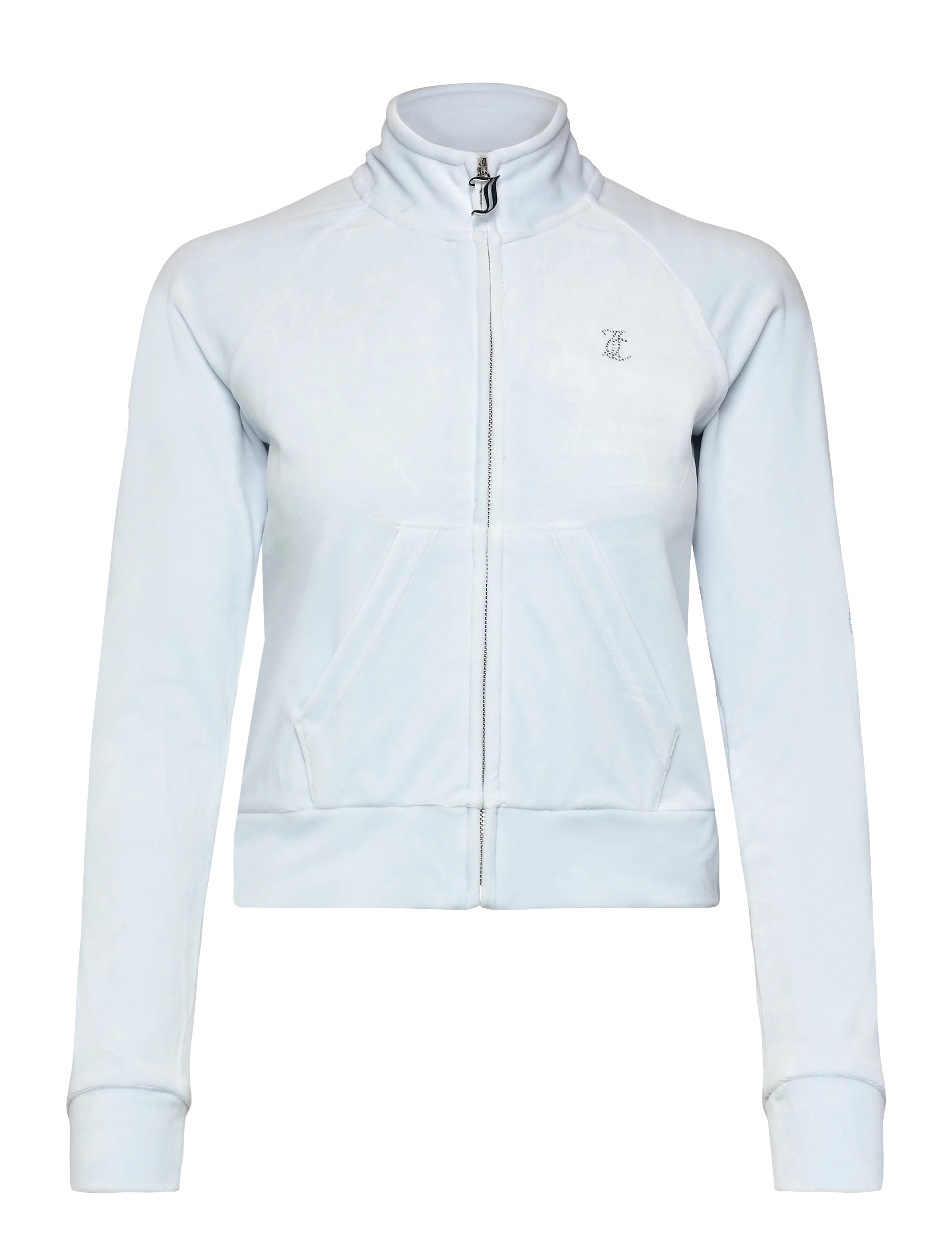 Juicy Couture LEIU FUNNEL NECK TRACKTOP - Kolekcje - NANTUCKET BREEZE / blue