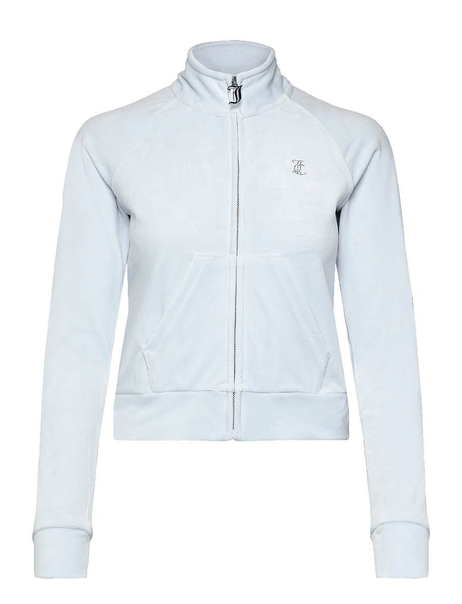 Juicy Couture - LEIU FUNNEL NECK TRACKTOP - sweatshirts - nantucket breeze - 1