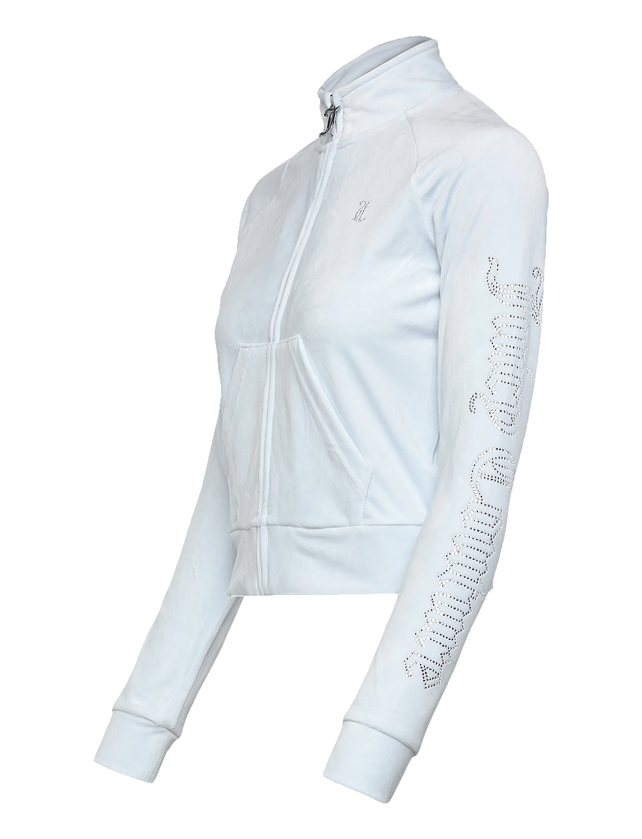 Juicy Couture - LEIU FUNNEL NECK TRACKTOP - sweatshirts - nantucket breeze - 3